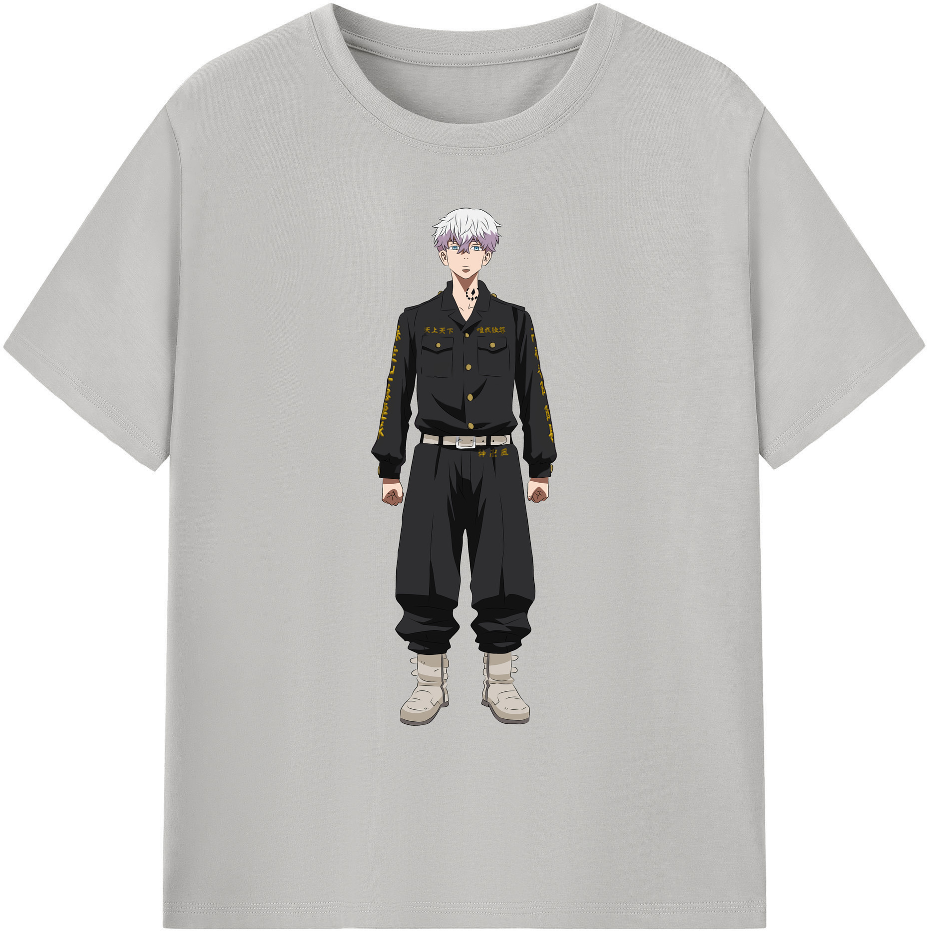 （画像用） 東京リベンジャーズ Tokyo Revengers 綿100％ メンズ半袖Tシャツ｜肌触りやわらか＆通気性
