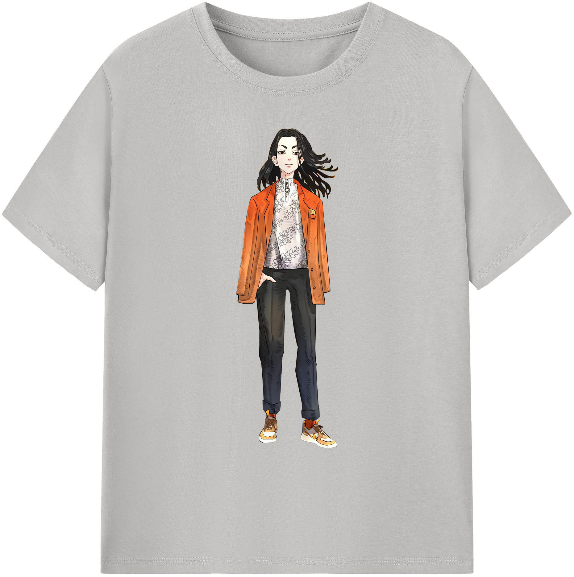 （画像用） 東京リベンジャーズ Tokyo Revengers 綿100％ メンズ半袖Tシャツ｜肌触りやわらか＆通気性