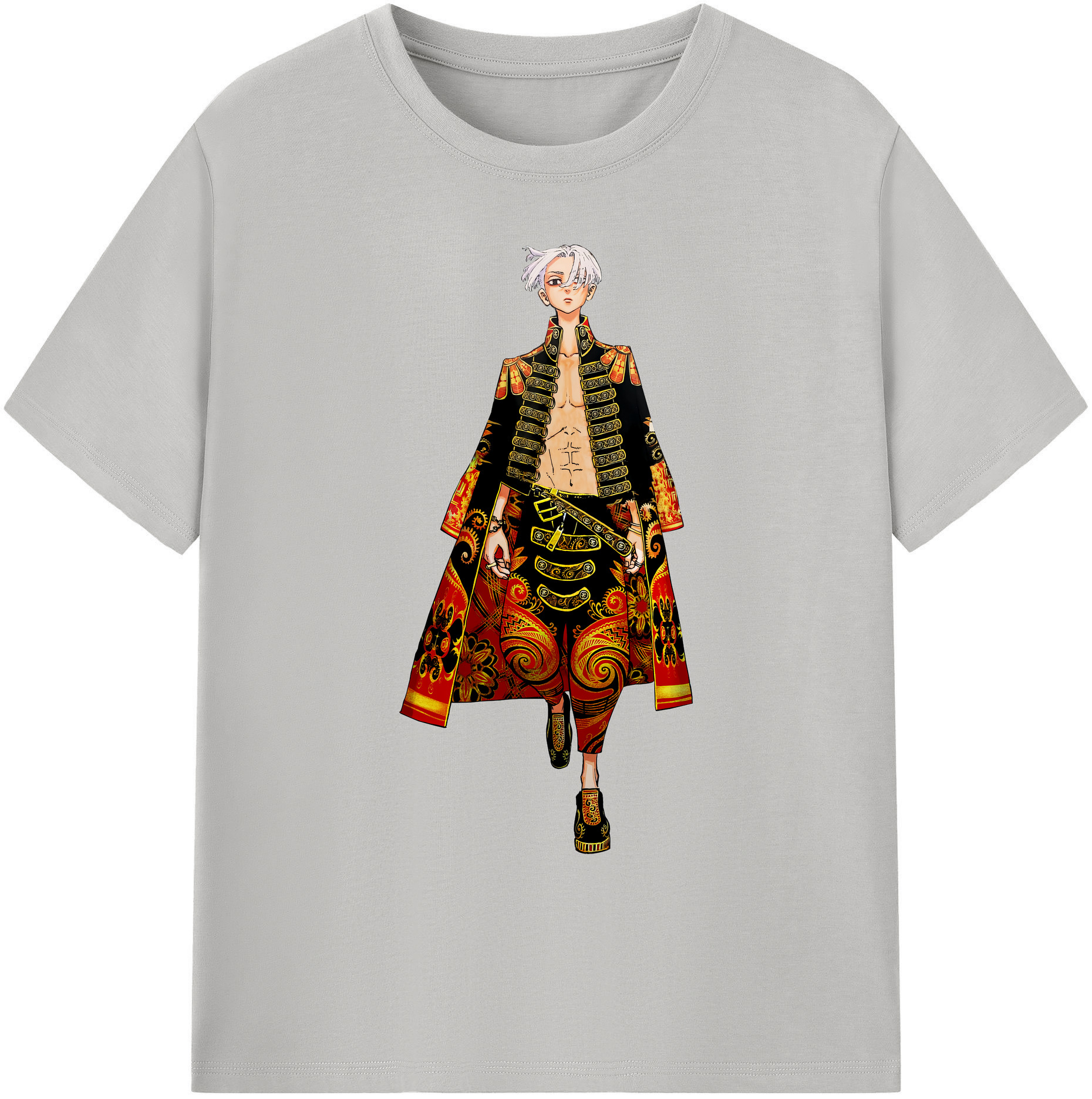 （画像用） 東京リベンジャーズ Tokyo Revengers 綿100％ メンズ半袖Tシャツ｜肌触りやわらか＆通気性