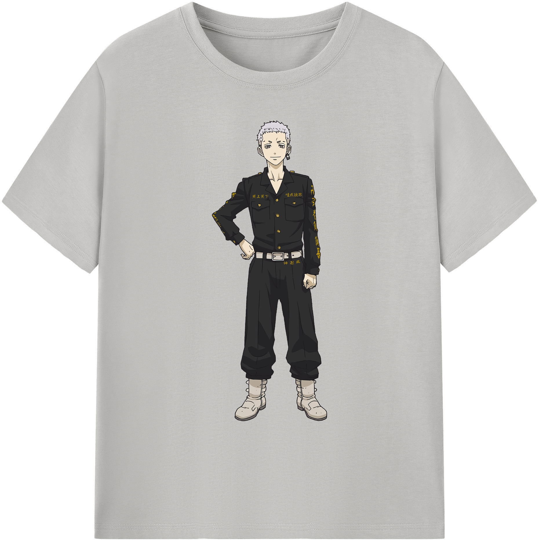 （画像用） 東京リベンジャーズ Tokyo Revengers 綿100％ メンズ半袖Tシャツ｜肌触りやわらか＆通気性