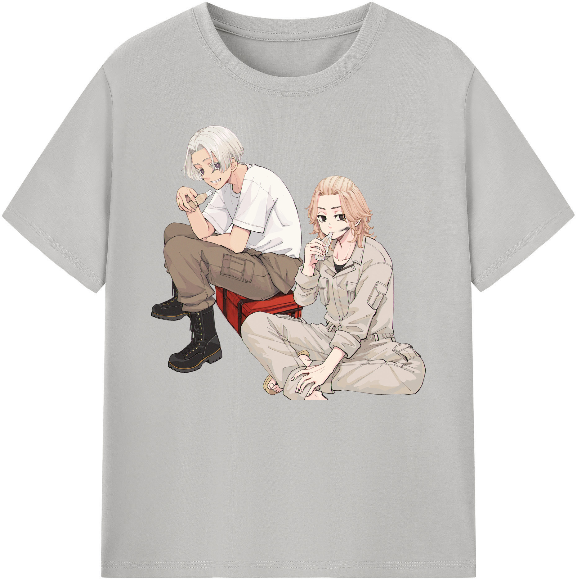 （画像用） 東京リベンジャーズ Tokyo Revengers 綿100％ メンズ半袖Tシャツ｜肌触りやわらか＆通気性