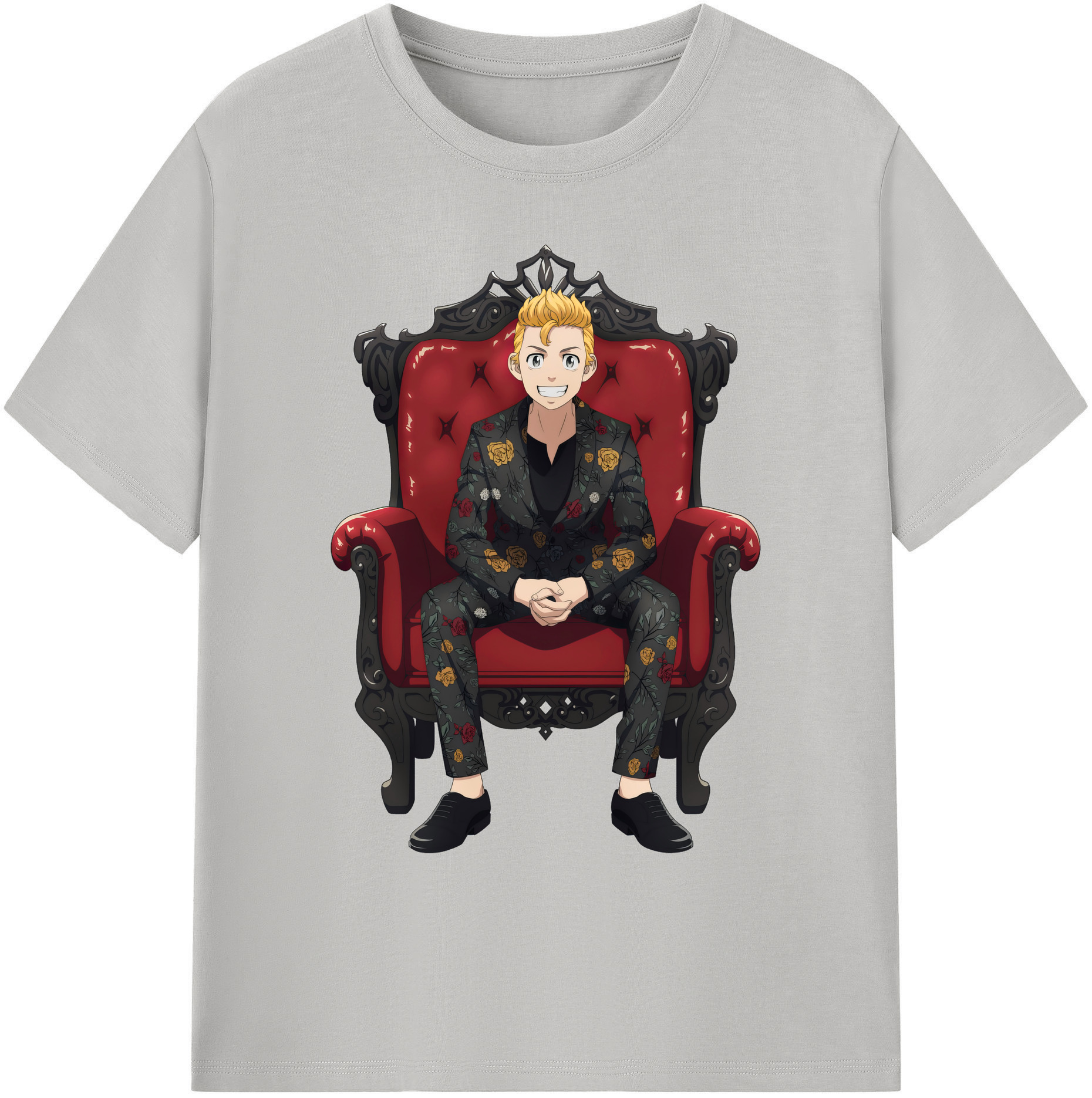 （画像用） 東京リベンジャーズ Tokyo Revengers 綿100％ メンズ半袖Tシャツ｜肌触りやわらか＆通気性
