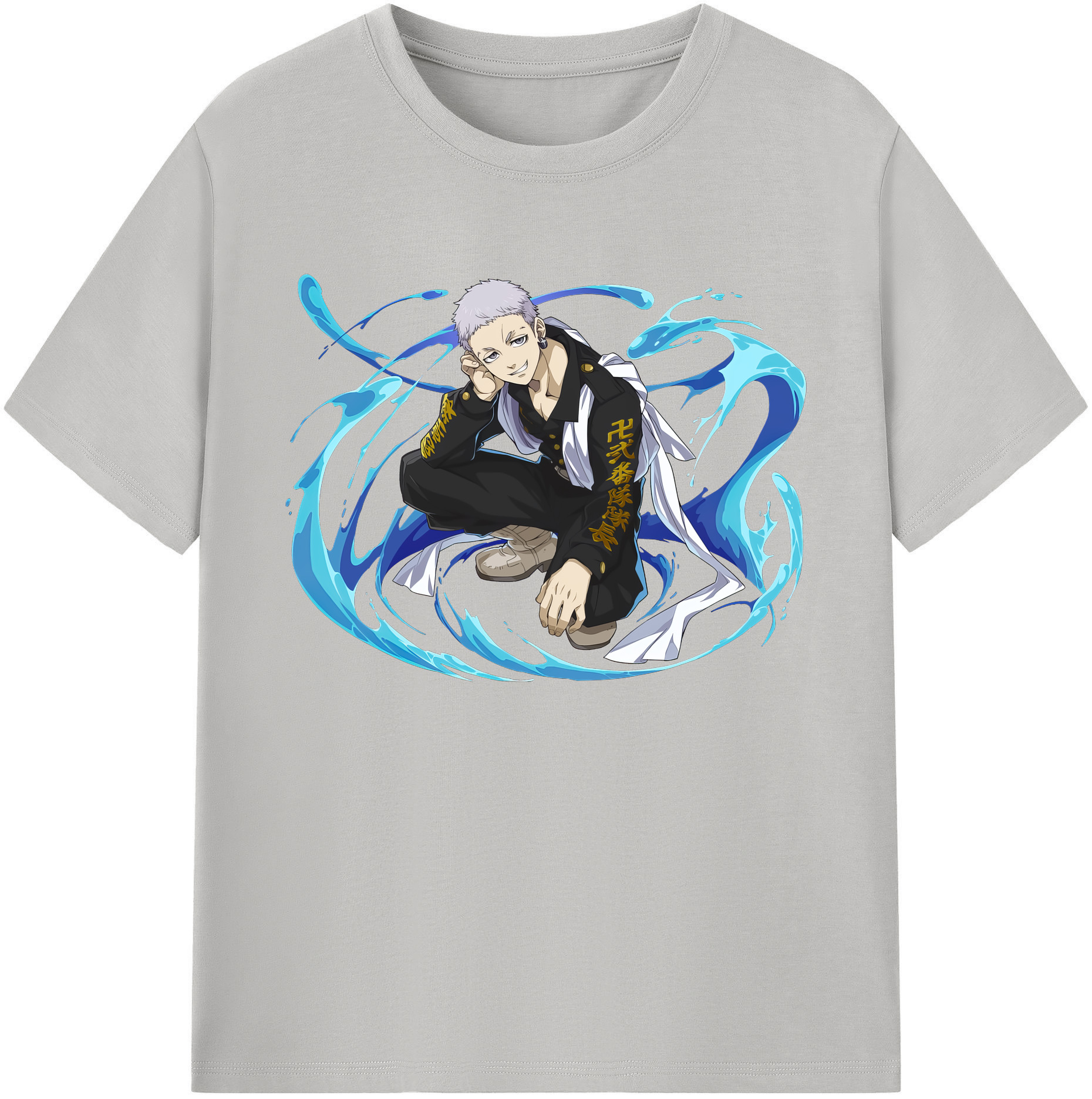 （画像用） 東京リベンジャーズ Tokyo Revengers 綿100％ メンズ半袖Tシャツ｜肌触りやわらか＆通気性