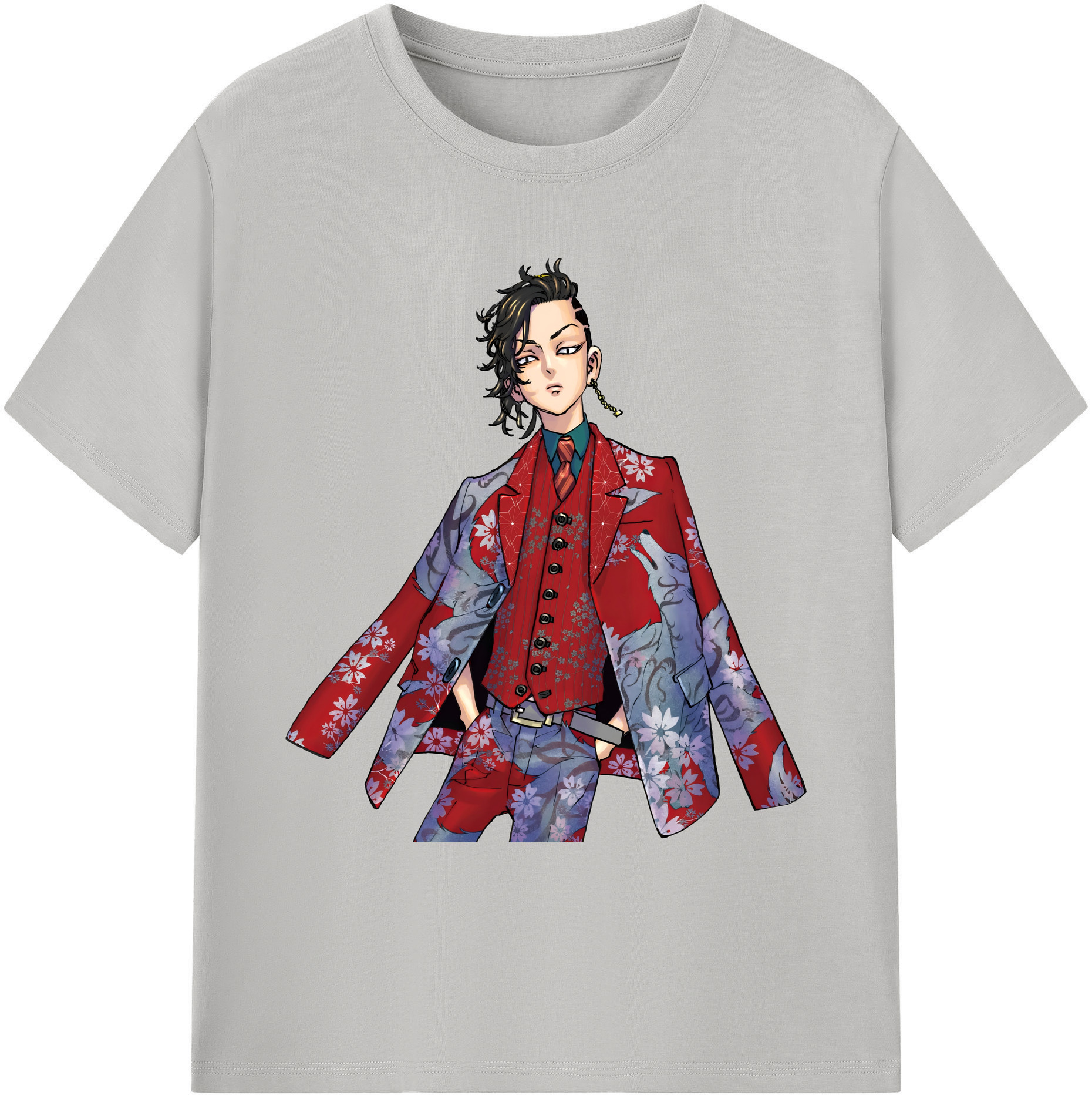 （画像用） 東京リベンジャーズ Tokyo Revengers 綿100％ メンズ半袖Tシャツ｜肌触りやわらか＆通気性
