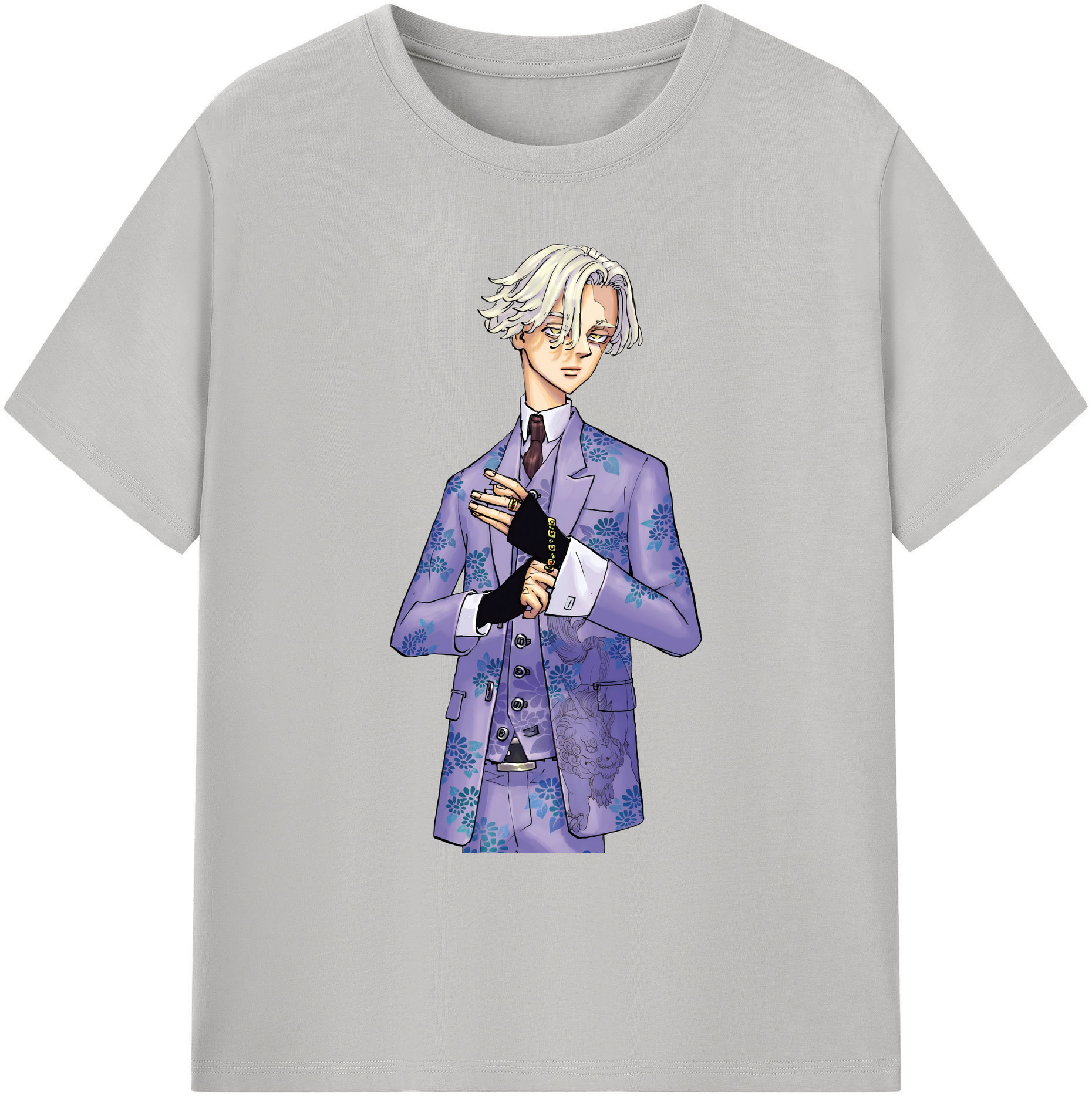 （画像用） 東京リベンジャーズ Tokyo Revengers 綿100％ メンズ半袖Tシャツ｜肌触りやわらか＆通気性