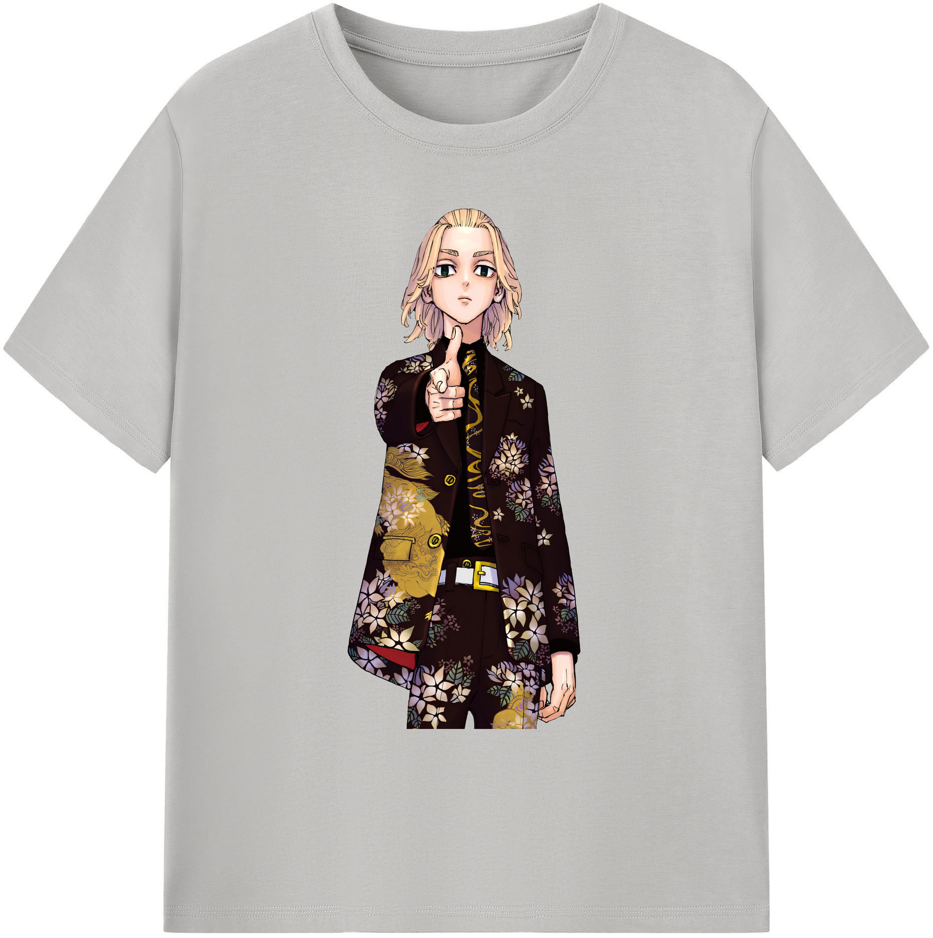 （画像用） 東京リベンジャーズ Tokyo Revengers 綿100％ メンズ半袖Tシャツ｜肌触りやわらか＆通気性