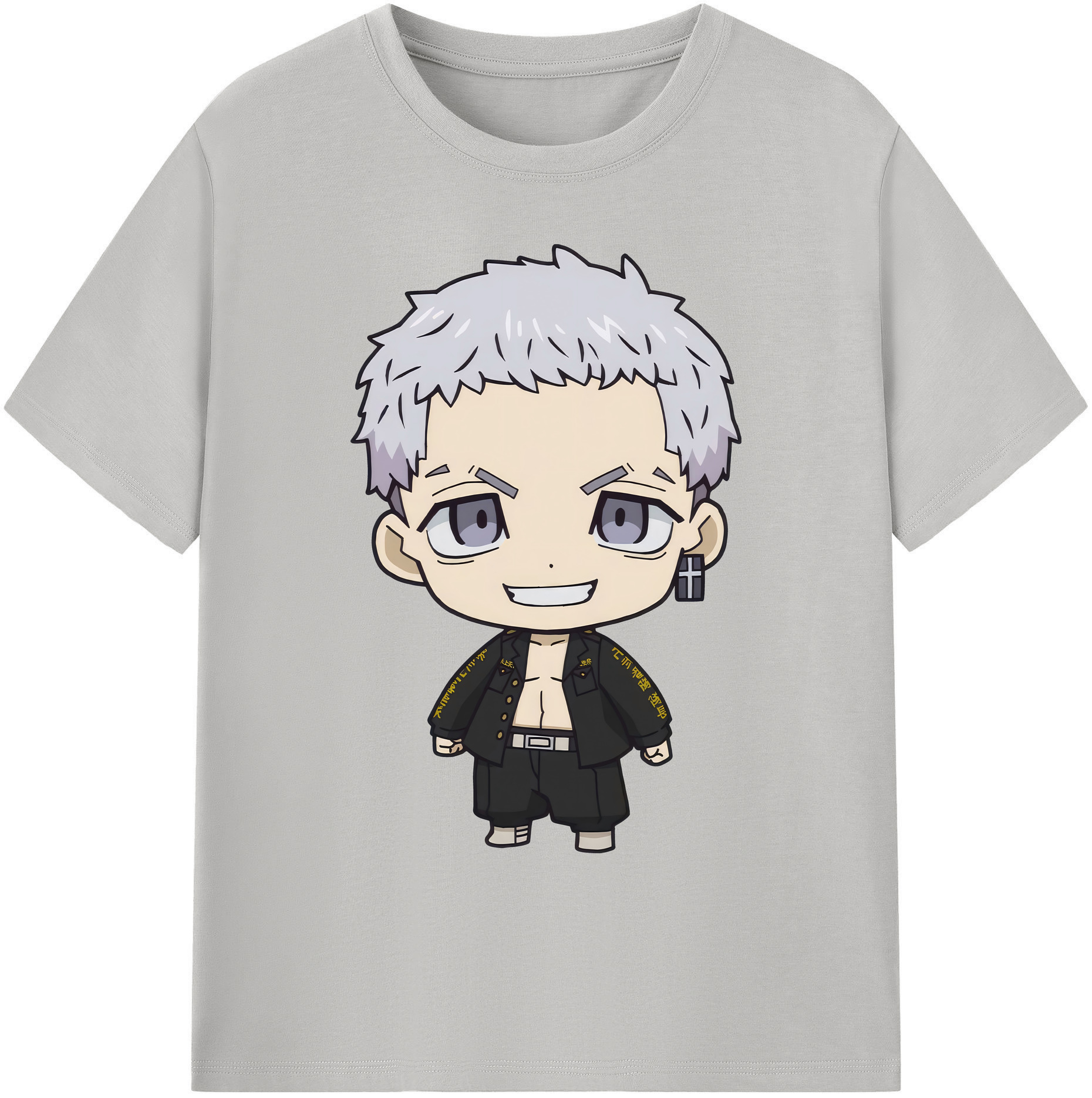 （画像用） 東京リベンジャーズ Tokyo Revengers 綿100％ メンズ半袖Tシャツ｜肌触りやわらか＆通気性