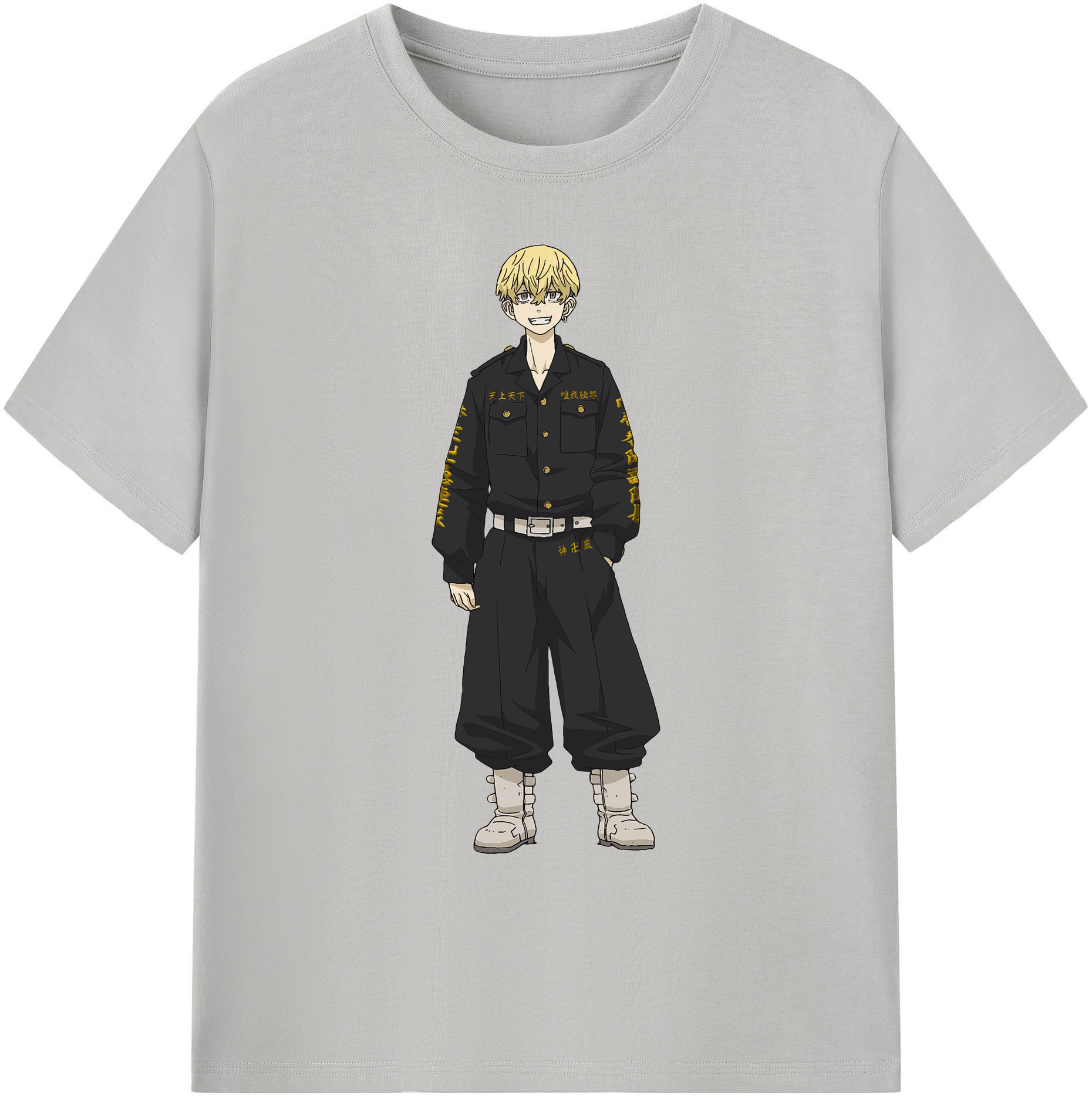 （画像用） 東京リベンジャーズ Tokyo Revengers 綿100％ メンズ半袖Tシャツ｜肌触りやわらか＆通気性