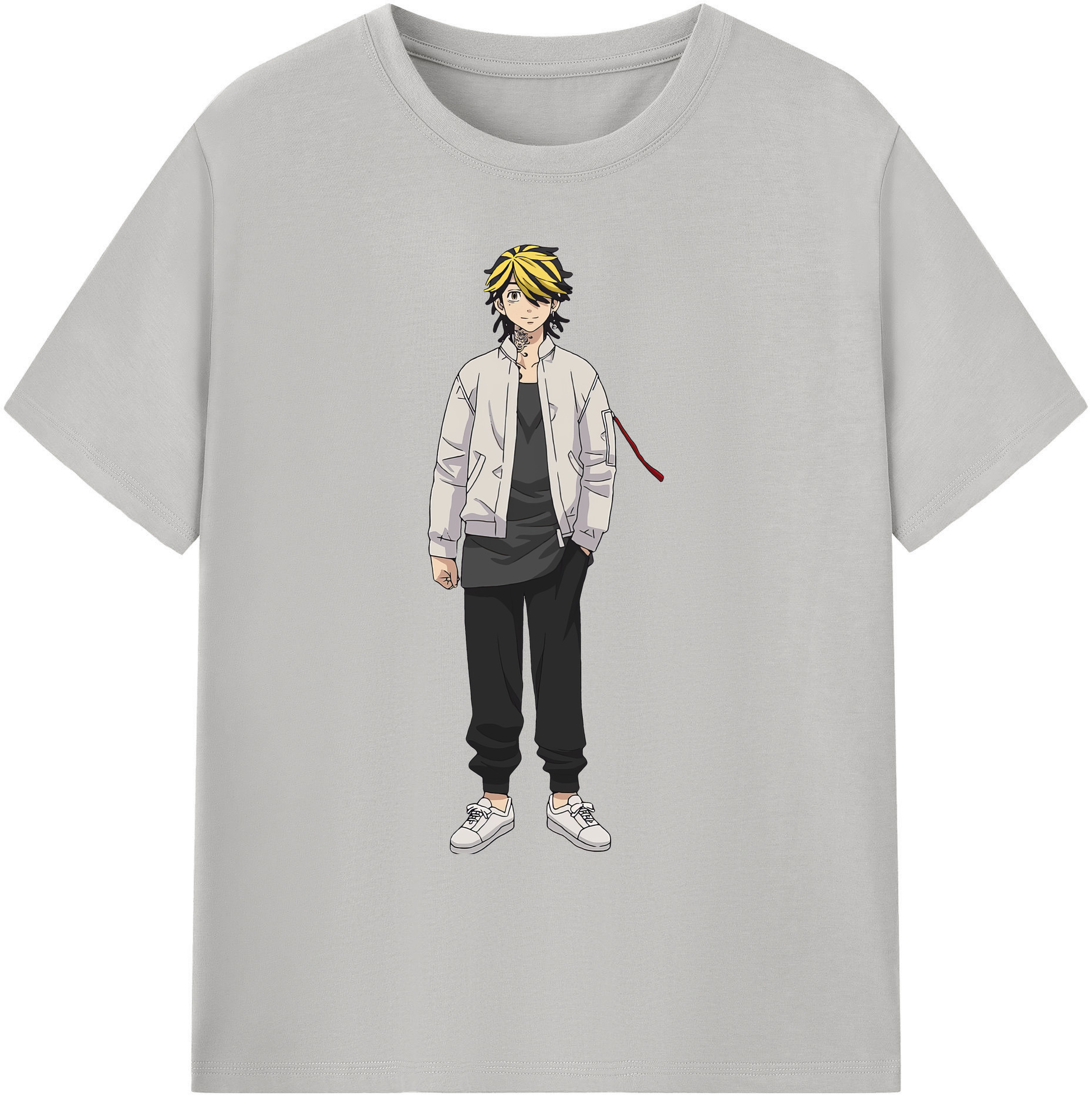（画像用） 東京リベンジャーズ Tokyo Revengers 綿100％ メンズ半袖Tシャツ｜肌触りやわらか＆通気性