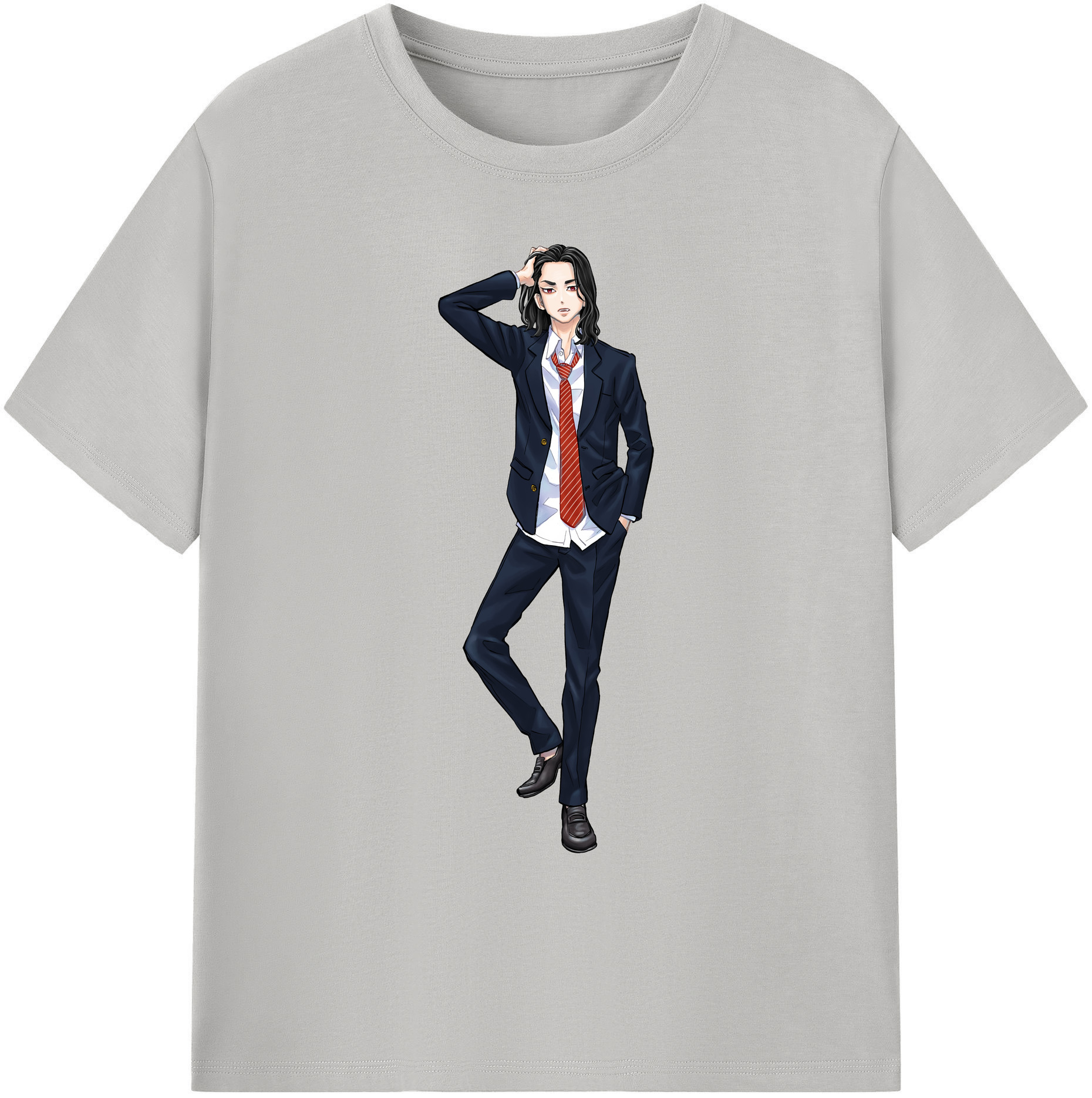 （画像用） 東京リベンジャーズ Tokyo Revengers 綿100％ メンズ半袖Tシャツ｜肌触りやわらか＆通気性