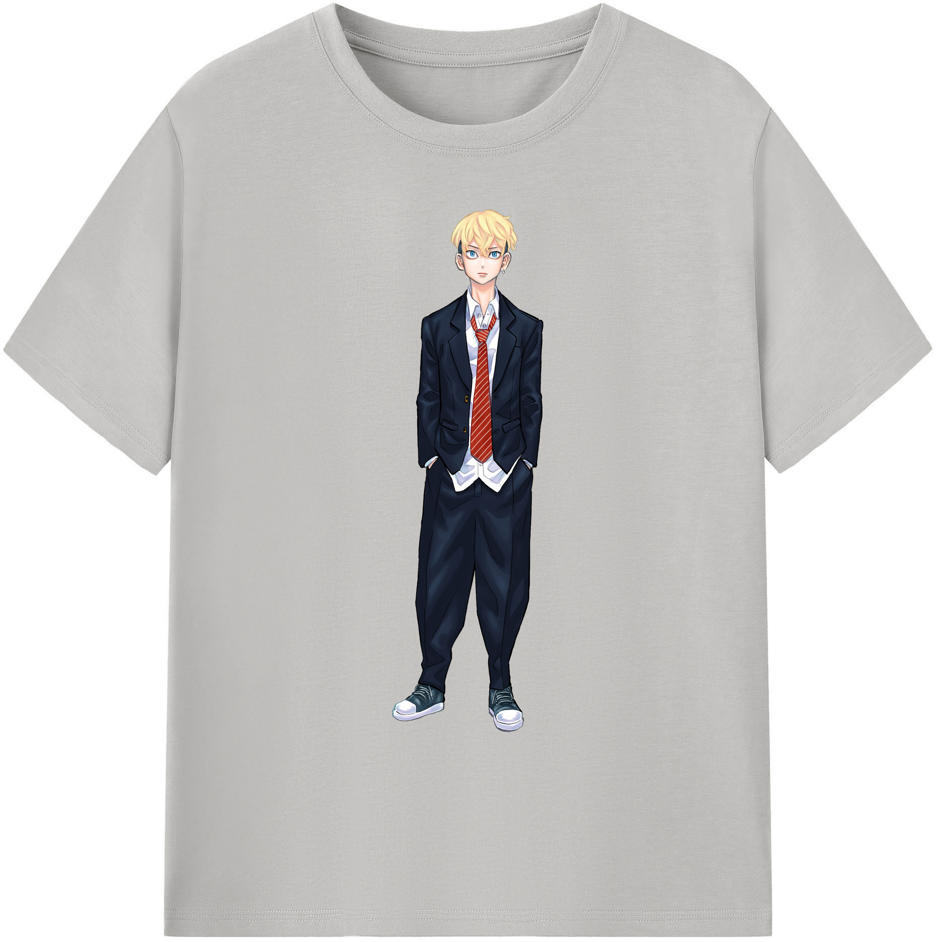 （画像用） 東京リベンジャーズ Tokyo Revengers 綿100％ メンズ半袖Tシャツ｜肌触りやわらか＆通気性