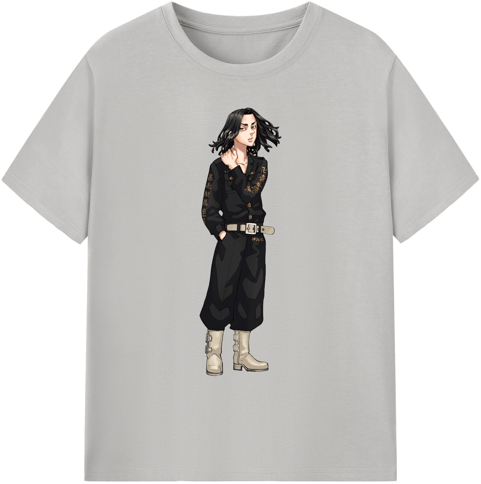 （画像用） 東京リベンジャーズ Tokyo Revengers 綿100％ メンズ半袖Tシャツ｜肌触りやわらか＆通気性