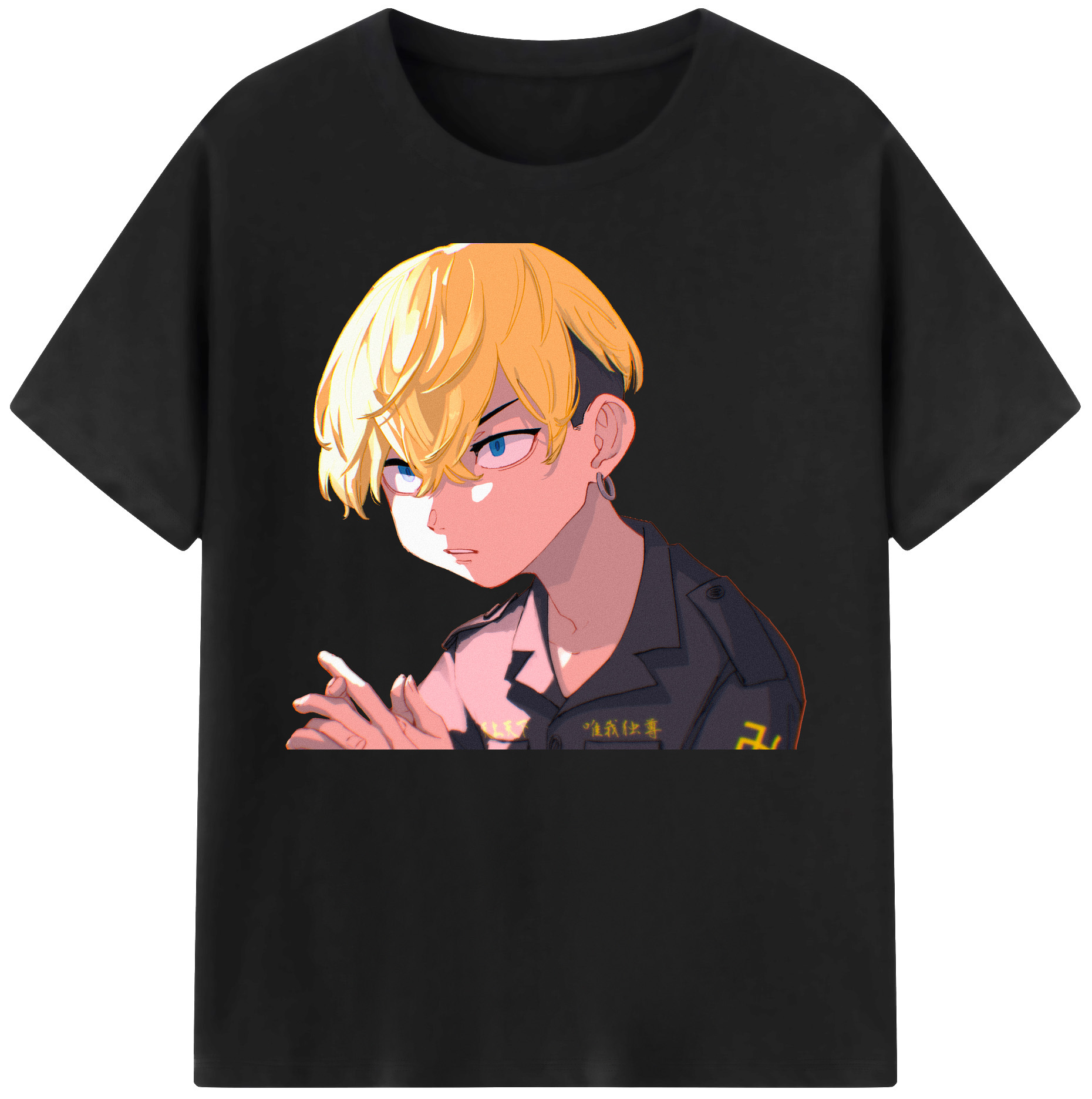 （画像用） 東京リベンジャーズ Tokyo Revengers 綿100％ メンズ半袖Tシャツ｜肌触りやわらか＆通気性