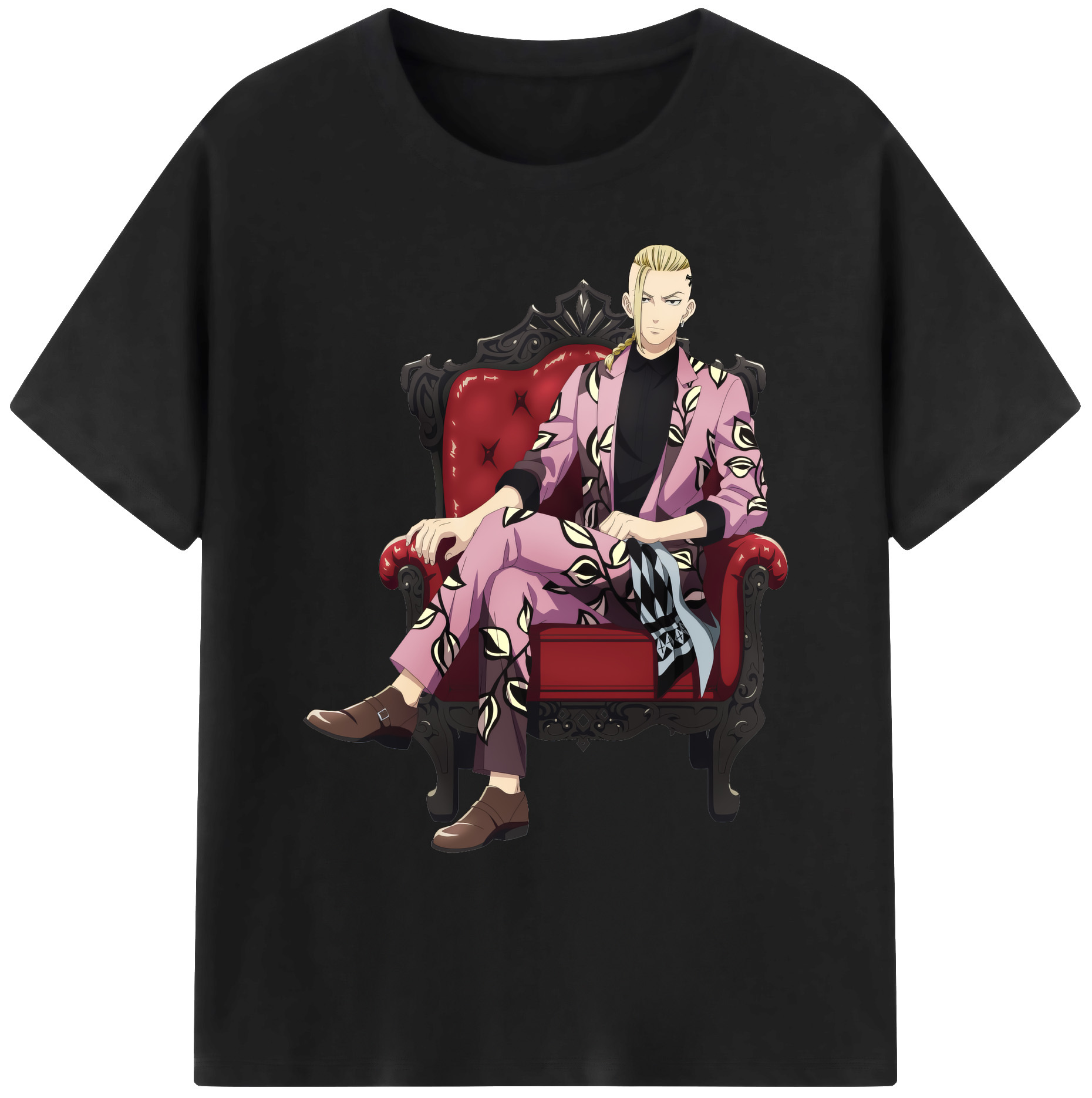 （画像用） 東京リベンジャーズ Tokyo Revengers 綿100％ メンズ半袖Tシャツ｜肌触りやわらか＆通気性