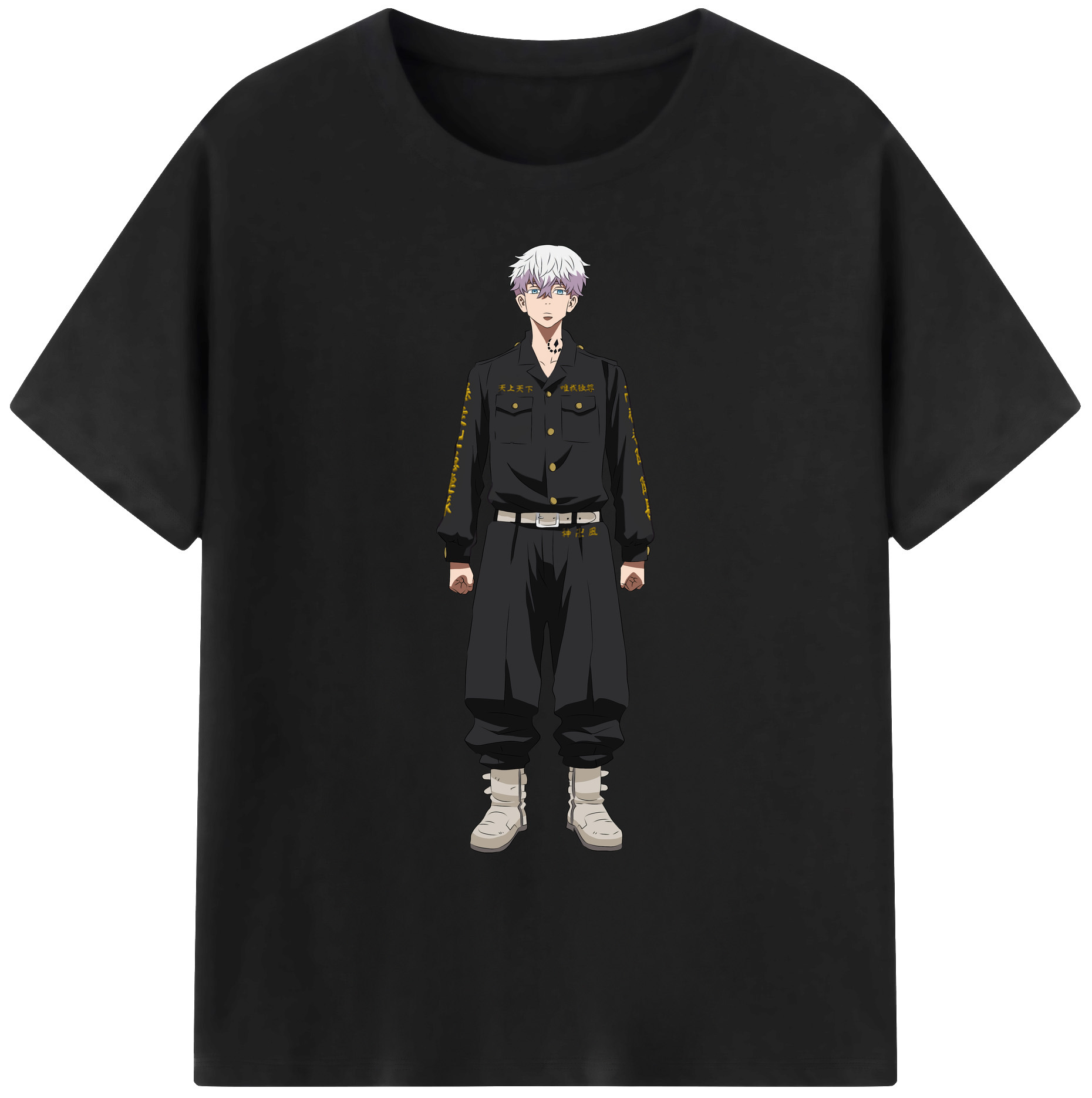 （画像用） 東京リベンジャーズ Tokyo Revengers 綿100％ メンズ半袖Tシャツ｜肌触りやわらか＆通気性