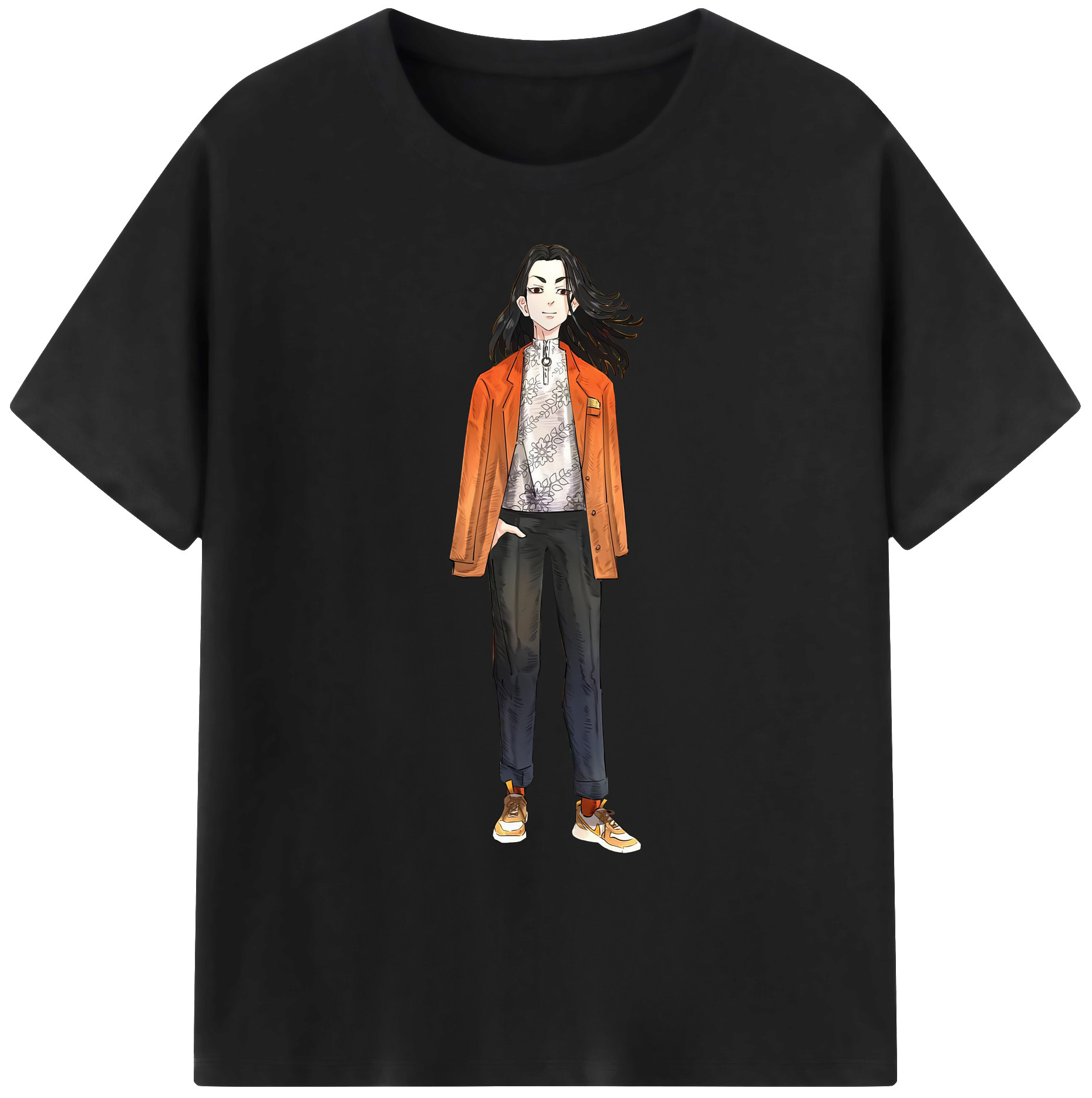 （画像用） 東京リベンジャーズ Tokyo Revengers 綿100％ メンズ半袖Tシャツ｜肌触りやわらか＆通気性