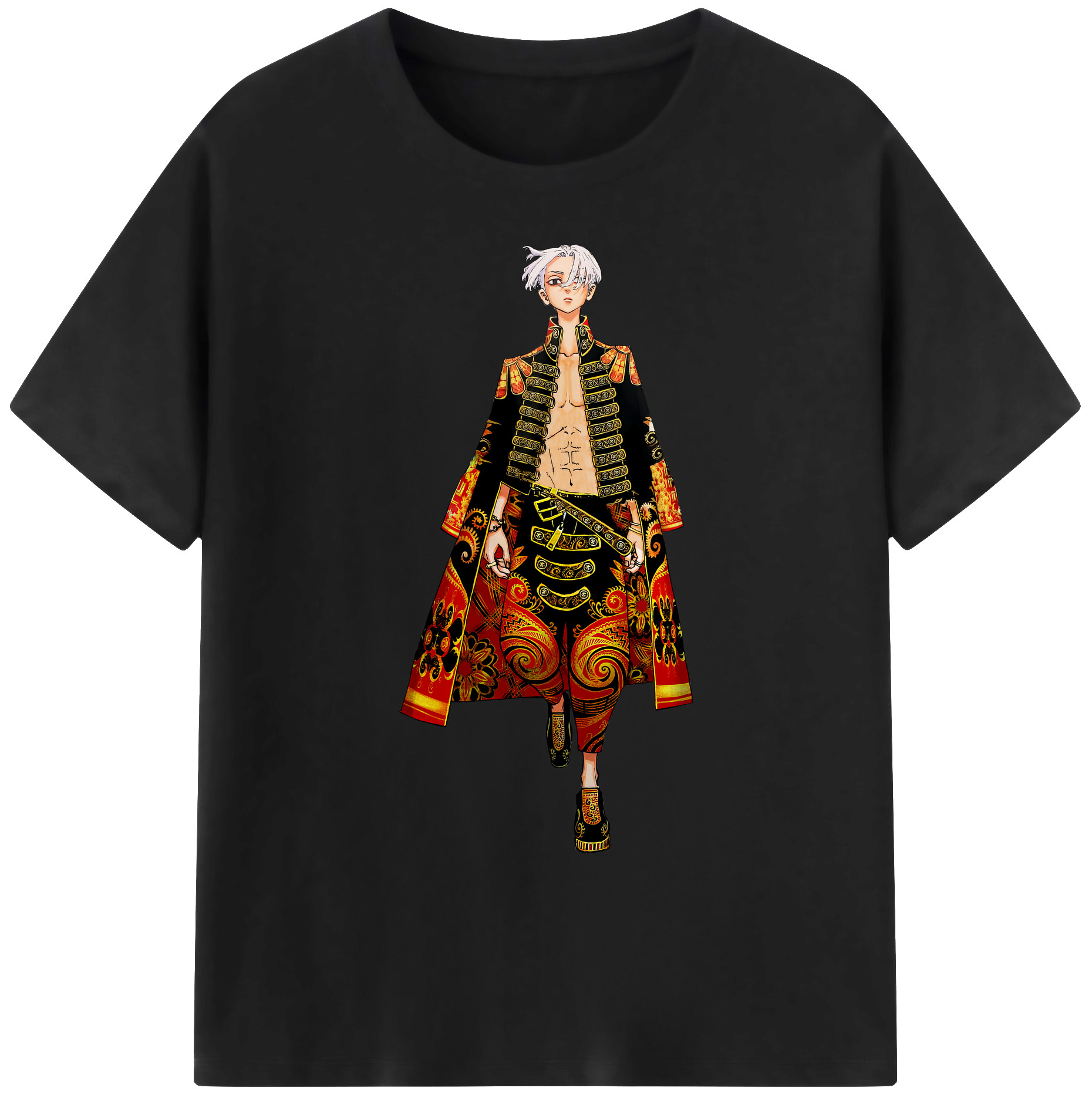 （画像用） 東京リベンジャーズ Tokyo Revengers 綿100％ メンズ半袖Tシャツ｜肌触りやわらか＆通気性