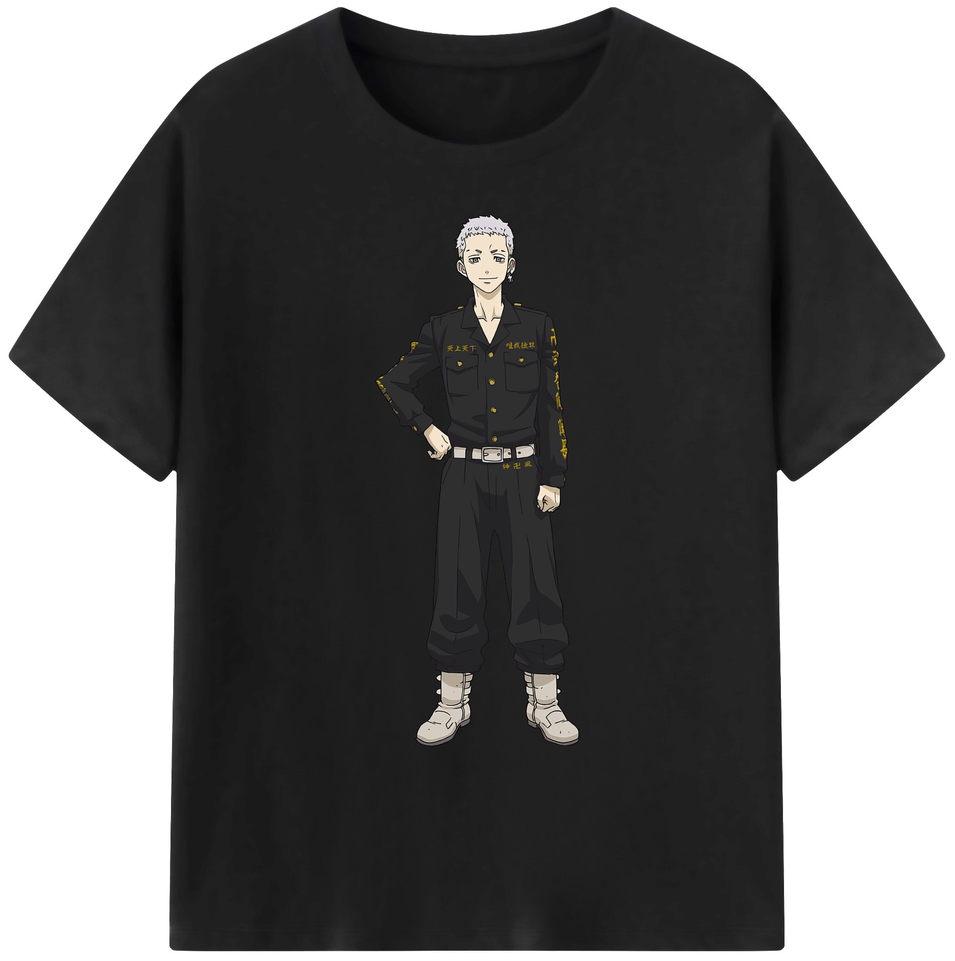 （画像用） 東京リベンジャーズ Tokyo Revengers 綿100％ メンズ半袖Tシャツ｜肌触りやわらか＆通気性