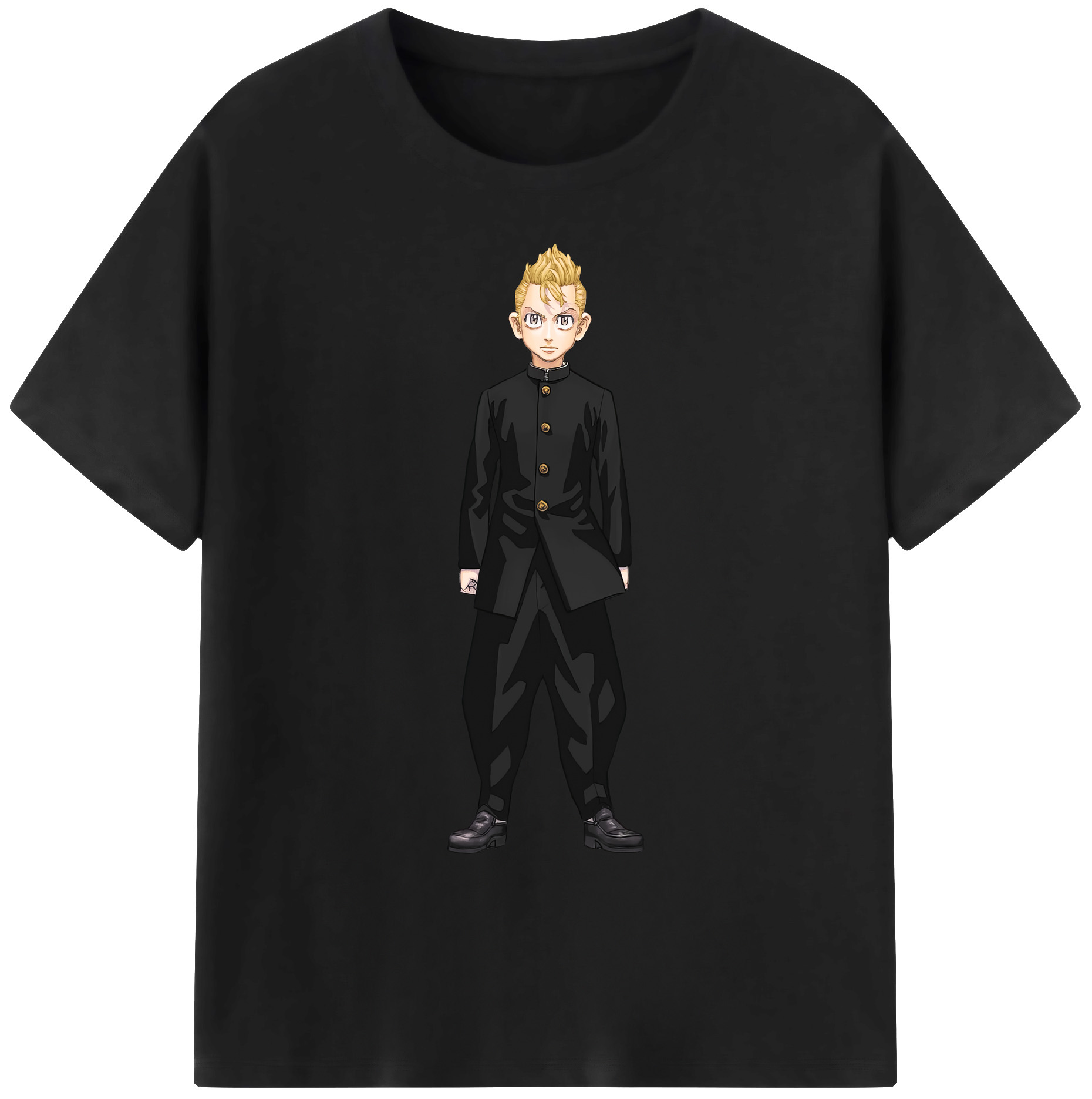 （画像用） 東京リベンジャーズ Tokyo Revengers 綿100％ メンズ半袖Tシャツ｜肌触りやわらか＆通気性