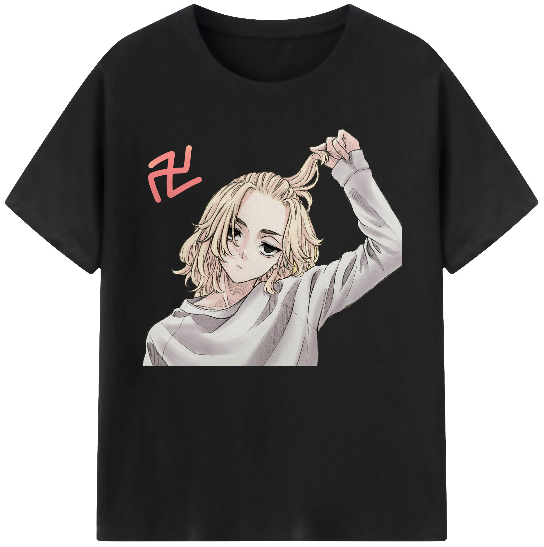 （画像用） 東京リベンジャーズ Tokyo Revengers 綿100％ メンズ半袖Tシャツ｜肌触りやわらか＆通気性