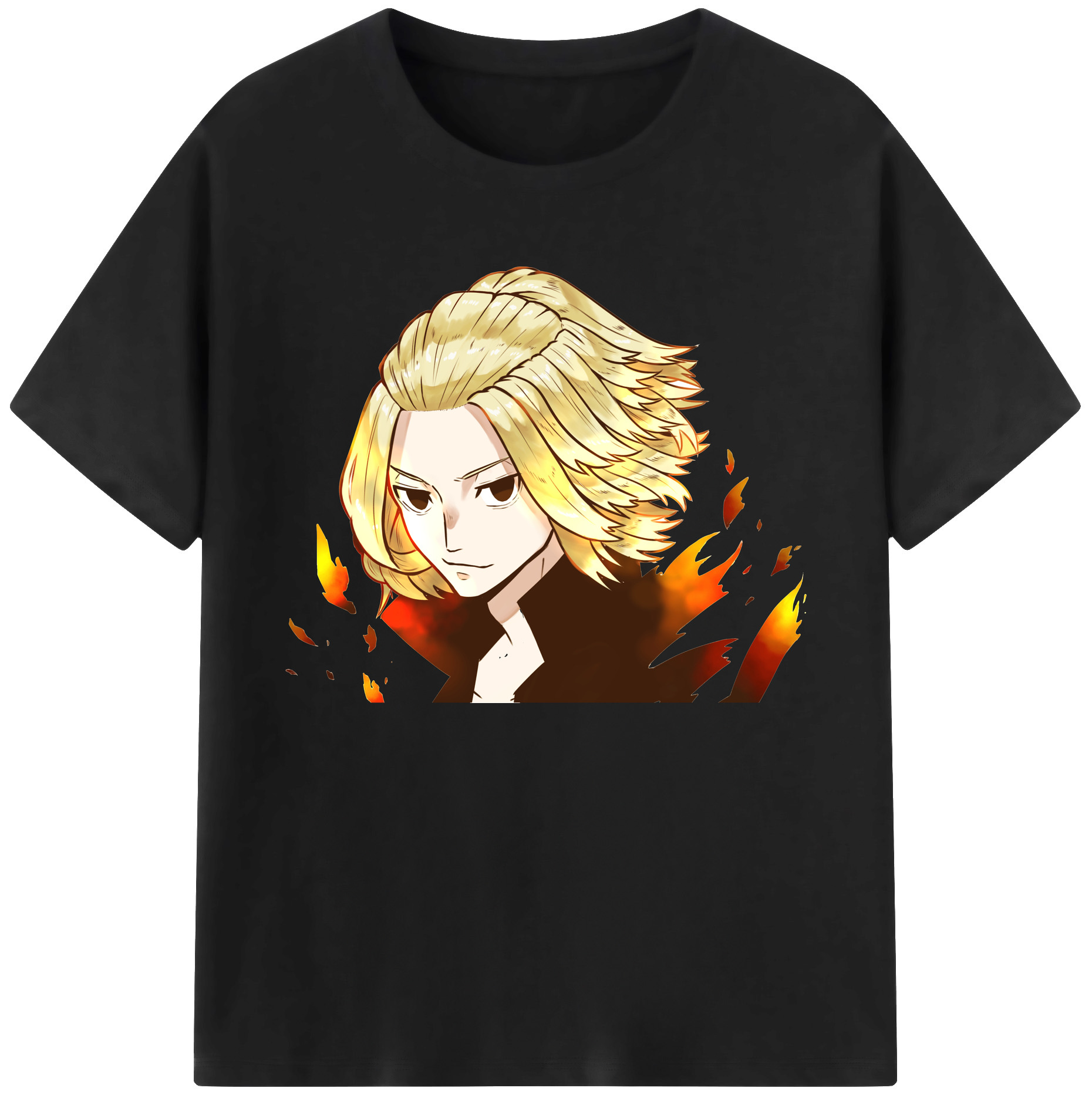 （画像用） 東京リベンジャーズ Tokyo Revengers 綿100％ メンズ半袖Tシャツ｜肌触りやわらか＆通気性