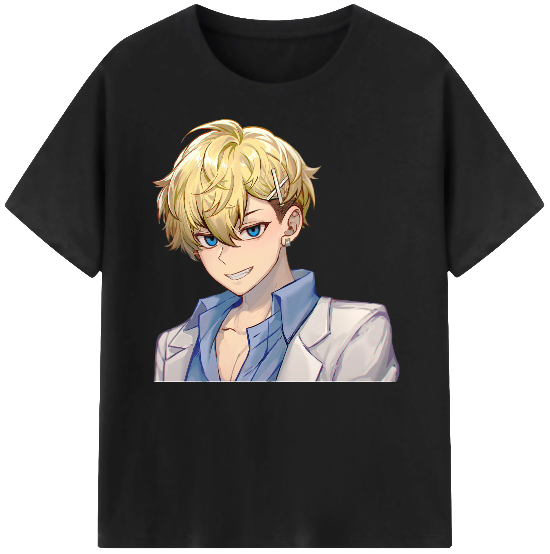 （画像用） 東京リベンジャーズ Tokyo Revengers 綿100％ メンズ半袖Tシャツ｜肌触りやわらか＆通気性