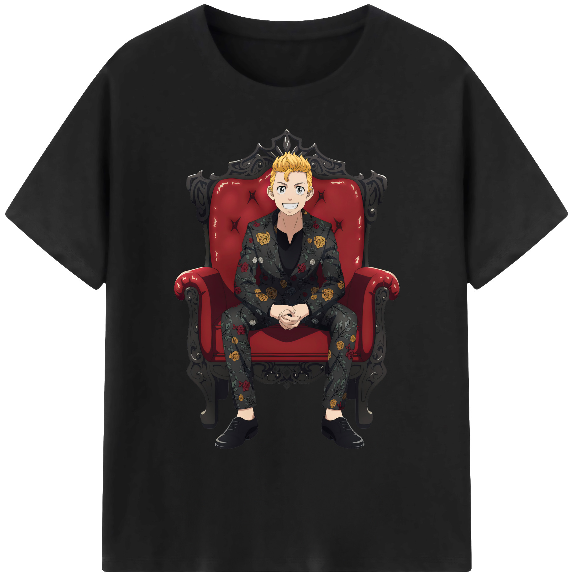 （画像用） 東京リベンジャーズ Tokyo Revengers 綿100％ メンズ半袖Tシャツ｜肌触りやわらか＆通気性