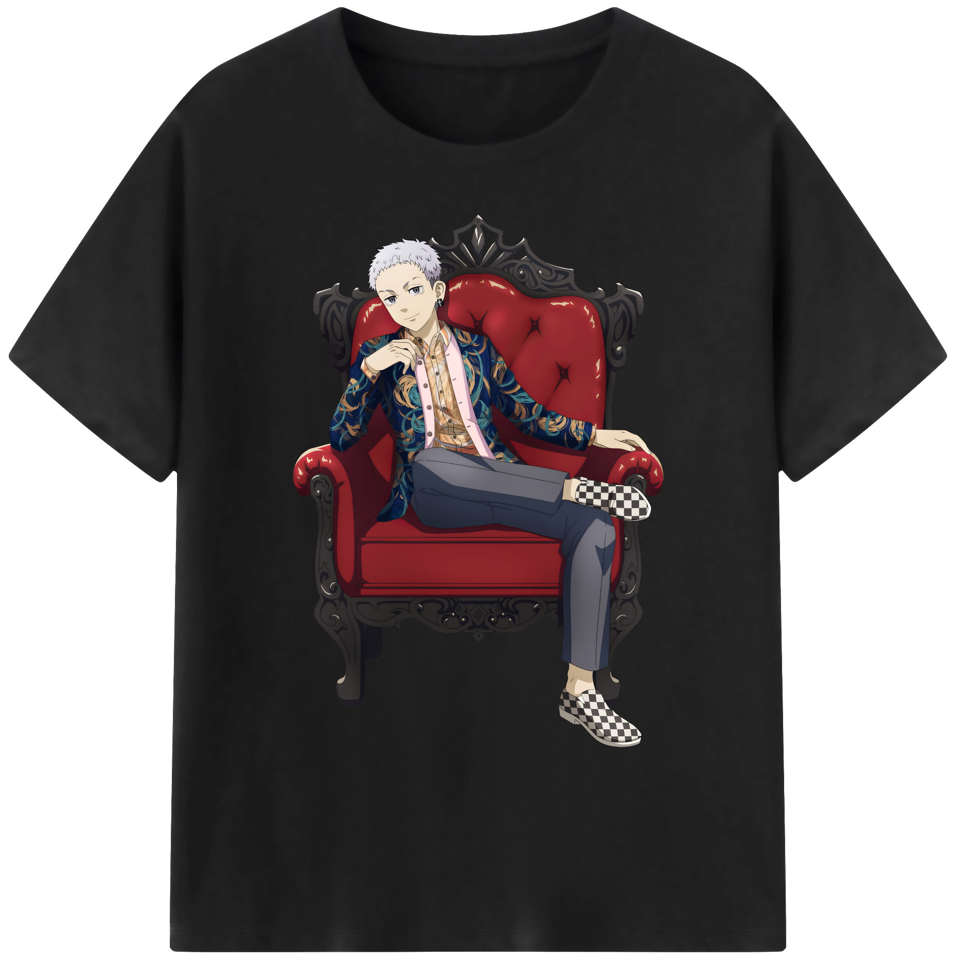（画像用） 東京リベンジャーズ Tokyo Revengers 綿100％ メンズ半袖Tシャツ｜肌触りやわらか＆通気性