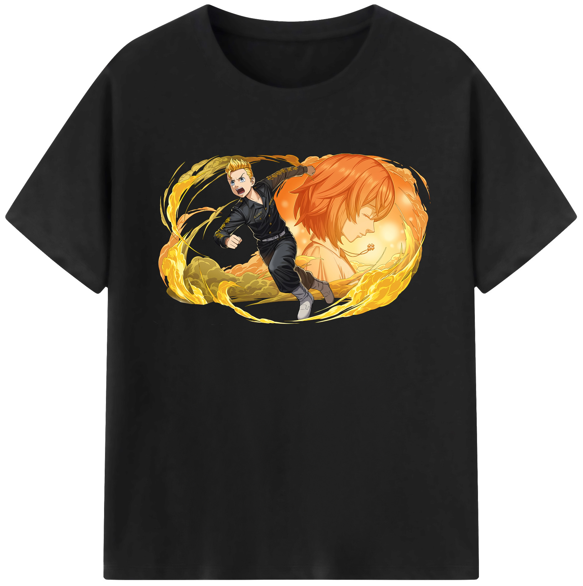 （画像用） 東京リベンジャーズ Tokyo Revengers 綿100％ メンズ半袖Tシャツ｜肌触りやわらか＆通気性