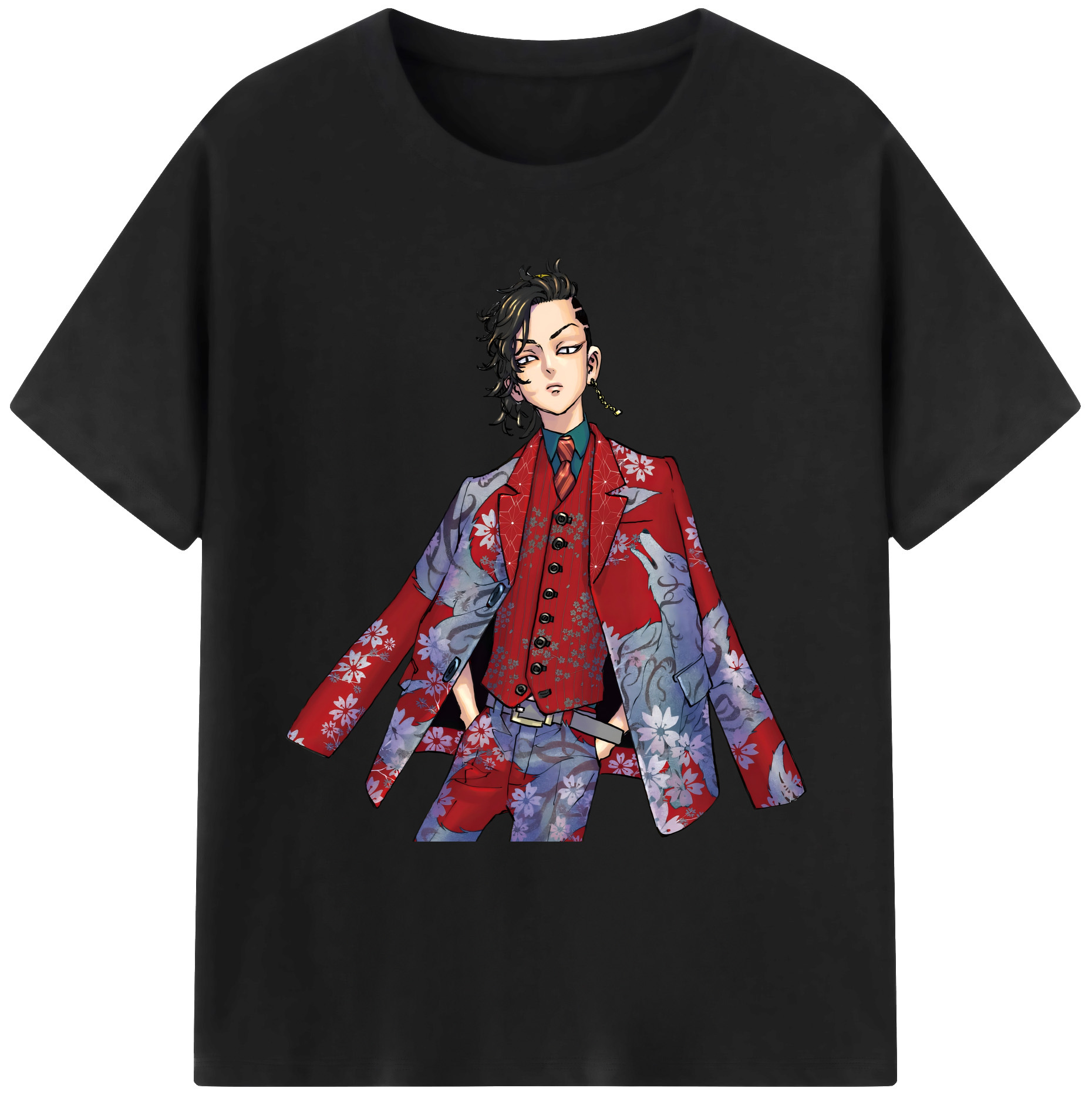 （画像用） 東京リベンジャーズ Tokyo Revengers 綿100％ メンズ半袖Tシャツ｜肌触りやわらか＆通気性