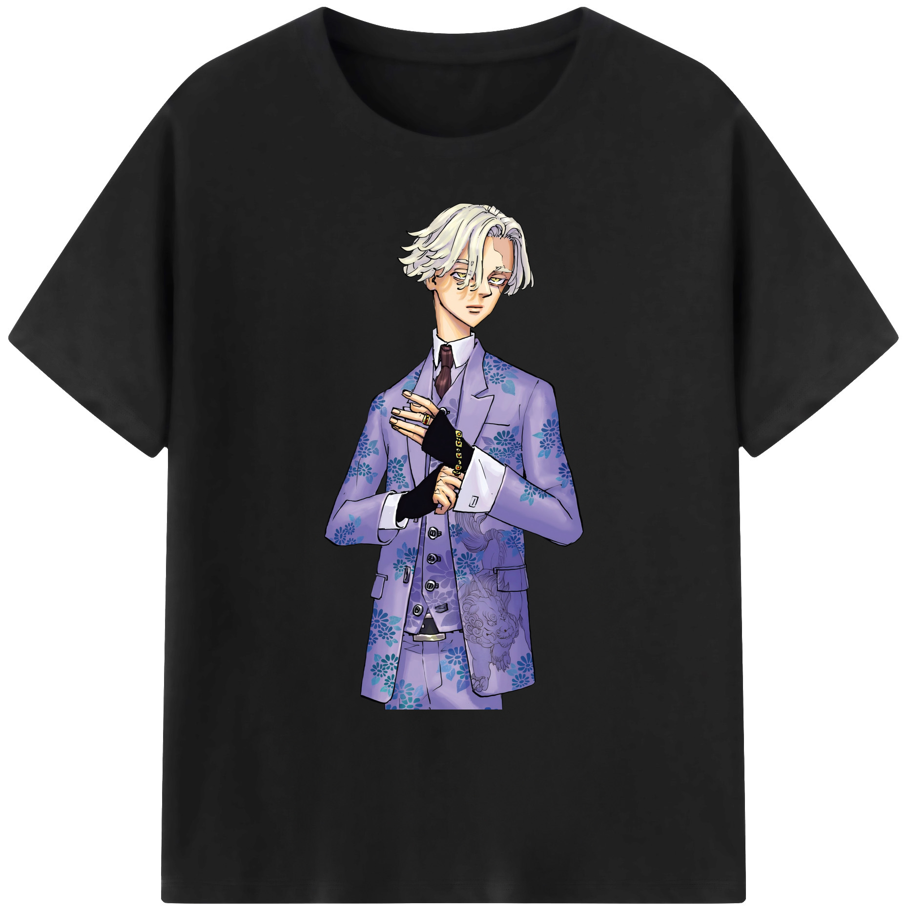（画像用） 東京リベンジャーズ Tokyo Revengers 綿100％ メンズ半袖Tシャツ｜肌触りやわらか＆通気性