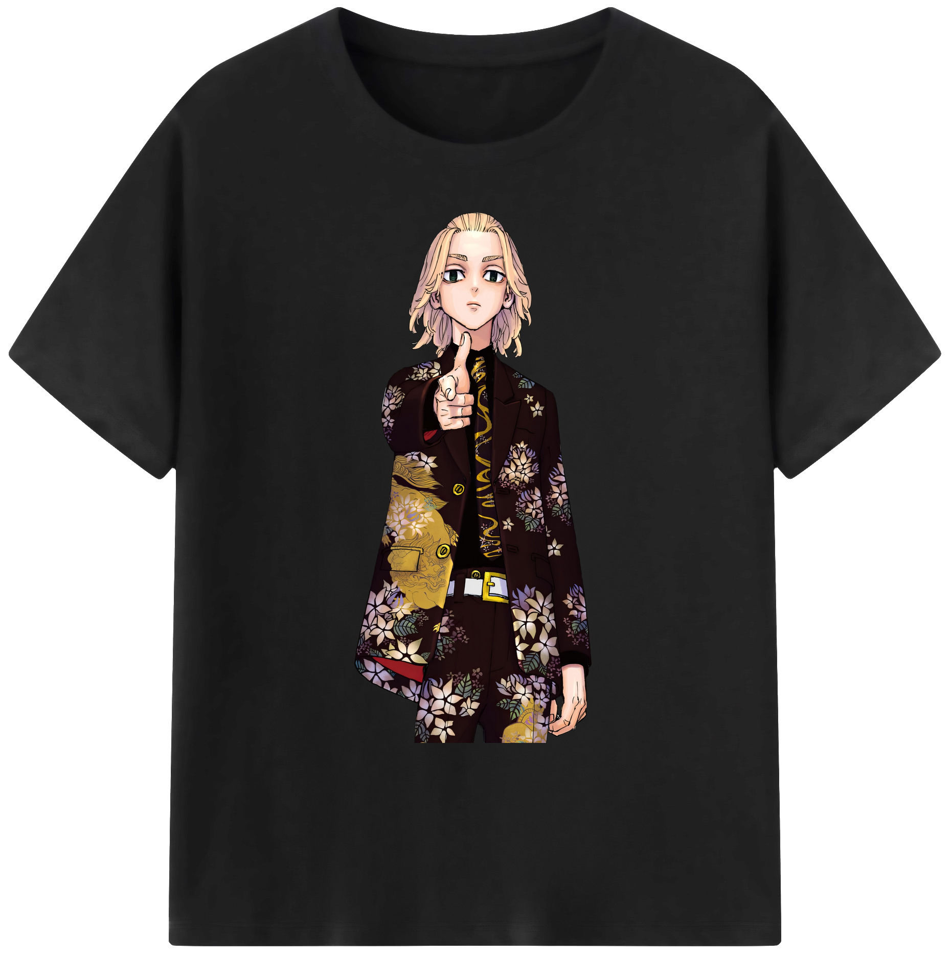 （画像用） 東京リベンジャーズ Tokyo Revengers 綿100％ メンズ半袖Tシャツ｜肌触りやわらか＆通気性