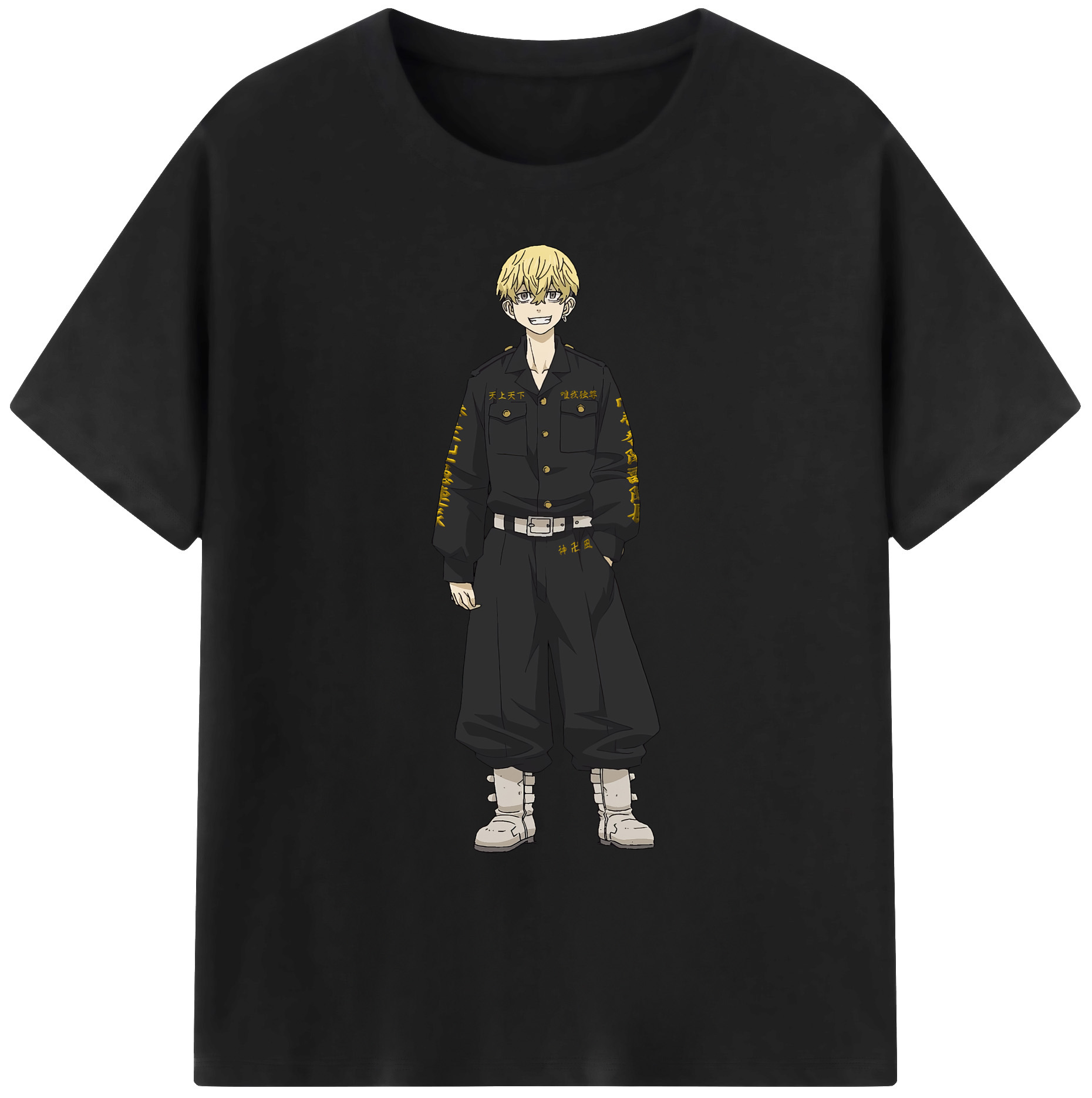 （画像用） 東京リベンジャーズ Tokyo Revengers 綿100％ メンズ半袖Tシャツ｜肌触りやわらか＆通気性