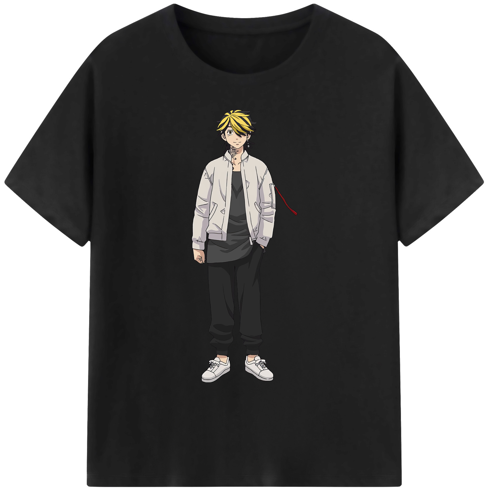 （画像用） 東京リベンジャーズ Tokyo Revengers 綿100％ メンズ半袖Tシャツ｜肌触りやわらか＆通気性