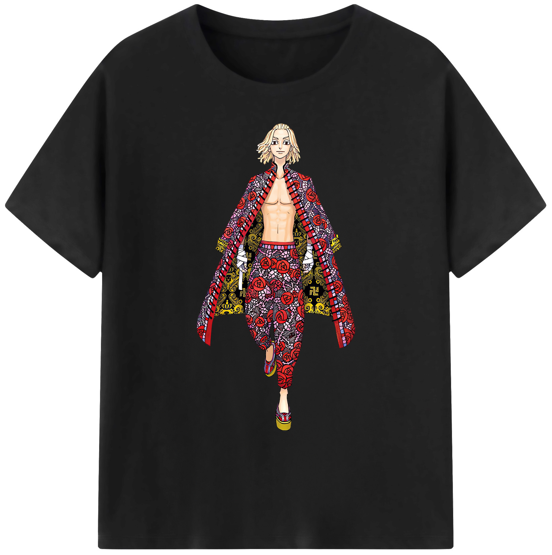 （画像用） 東京リベンジャーズ Tokyo Revengers 綿100％ メンズ半袖Tシャツ｜肌触りやわらか＆通気性