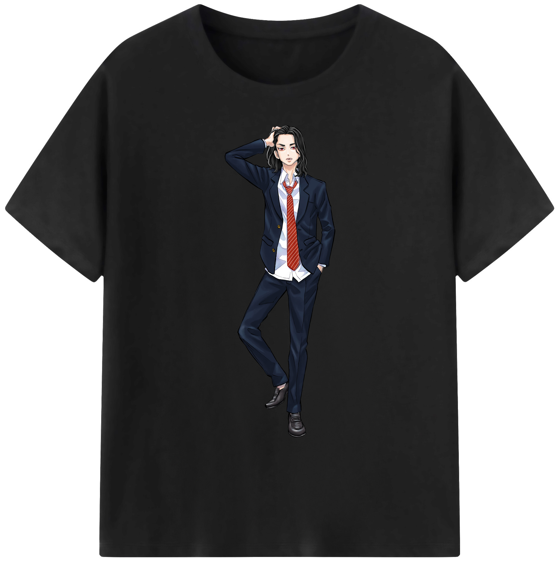 （画像用） 東京リベンジャーズ Tokyo Revengers 綿100％ メンズ半袖Tシャツ｜肌触りやわらか＆通気性
