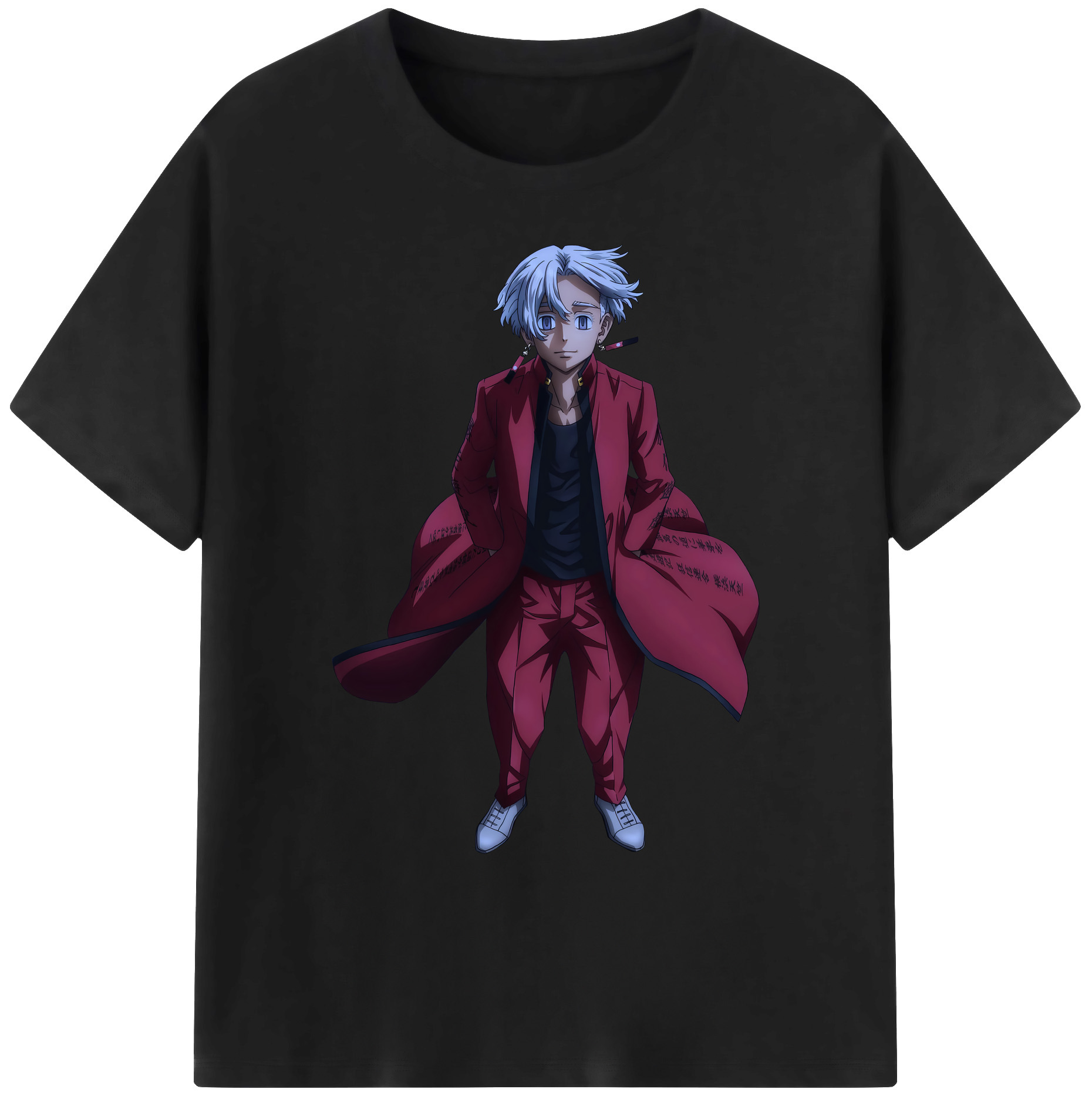 （画像用） 東京リベンジャーズ Tokyo Revengers 綿100％ メンズ半袖Tシャツ｜肌触りやわらか＆通気性