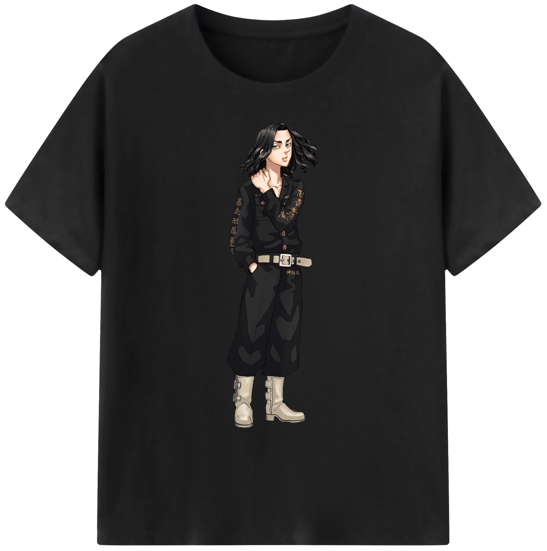 （画像用） 東京リベンジャーズ Tokyo Revengers 綿100％ メンズ半袖Tシャツ｜肌触りやわらか＆通気性