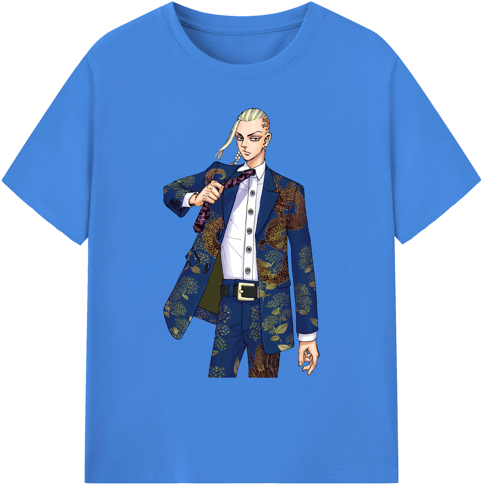 （画像用） 東京リベンジャーズ Tokyo Revengers 綿100％ メンズ半袖Tシャツ｜肌触りやわらか＆通気性