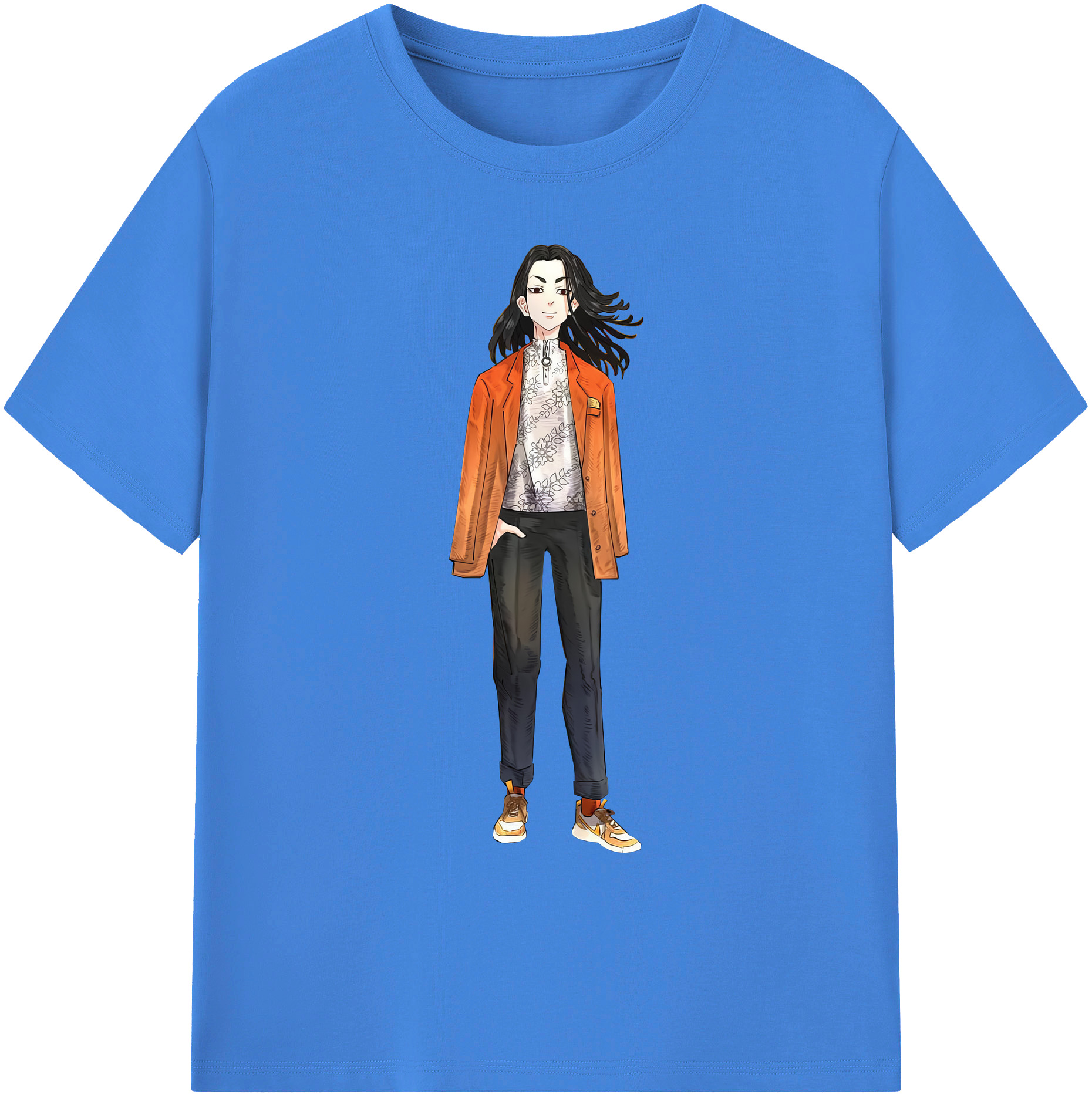 （画像用） 東京リベンジャーズ Tokyo Revengers 綿100％ メンズ半袖Tシャツ｜肌触りやわらか＆通気性