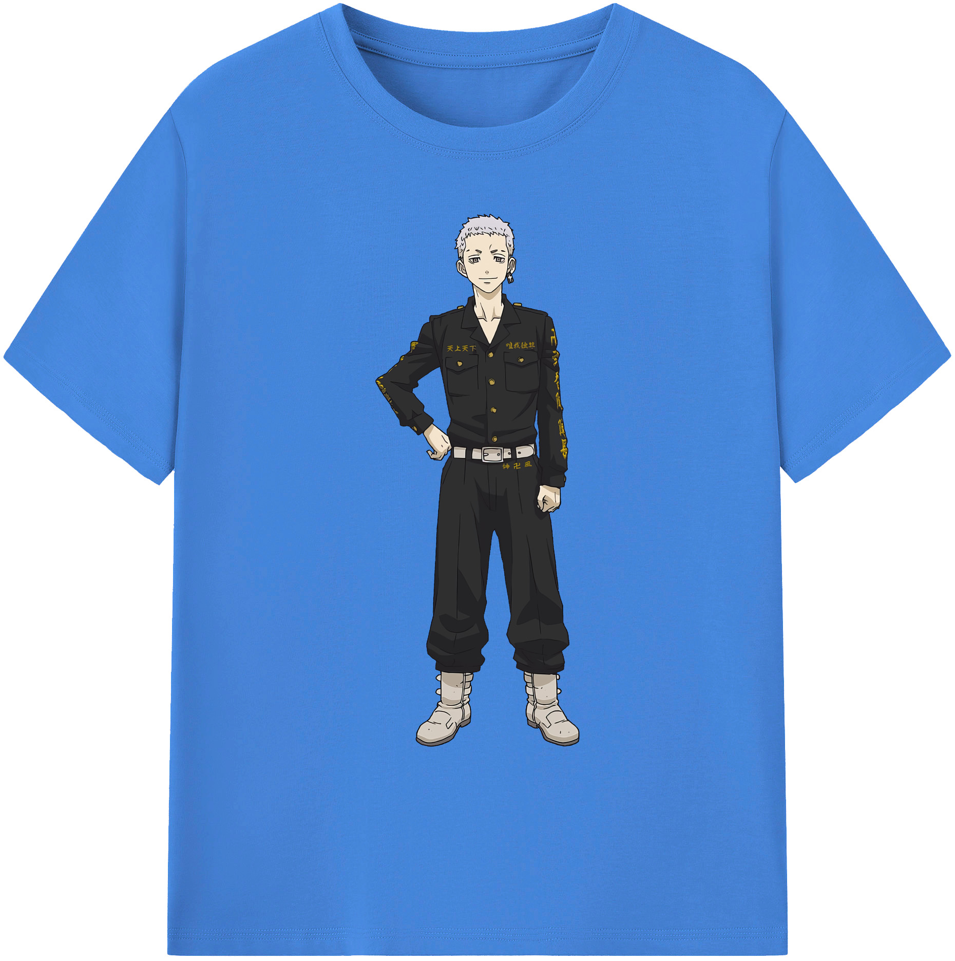 （画像用） 東京リベンジャーズ Tokyo Revengers 綿100％ メンズ半袖Tシャツ｜肌触りやわらか＆通気性