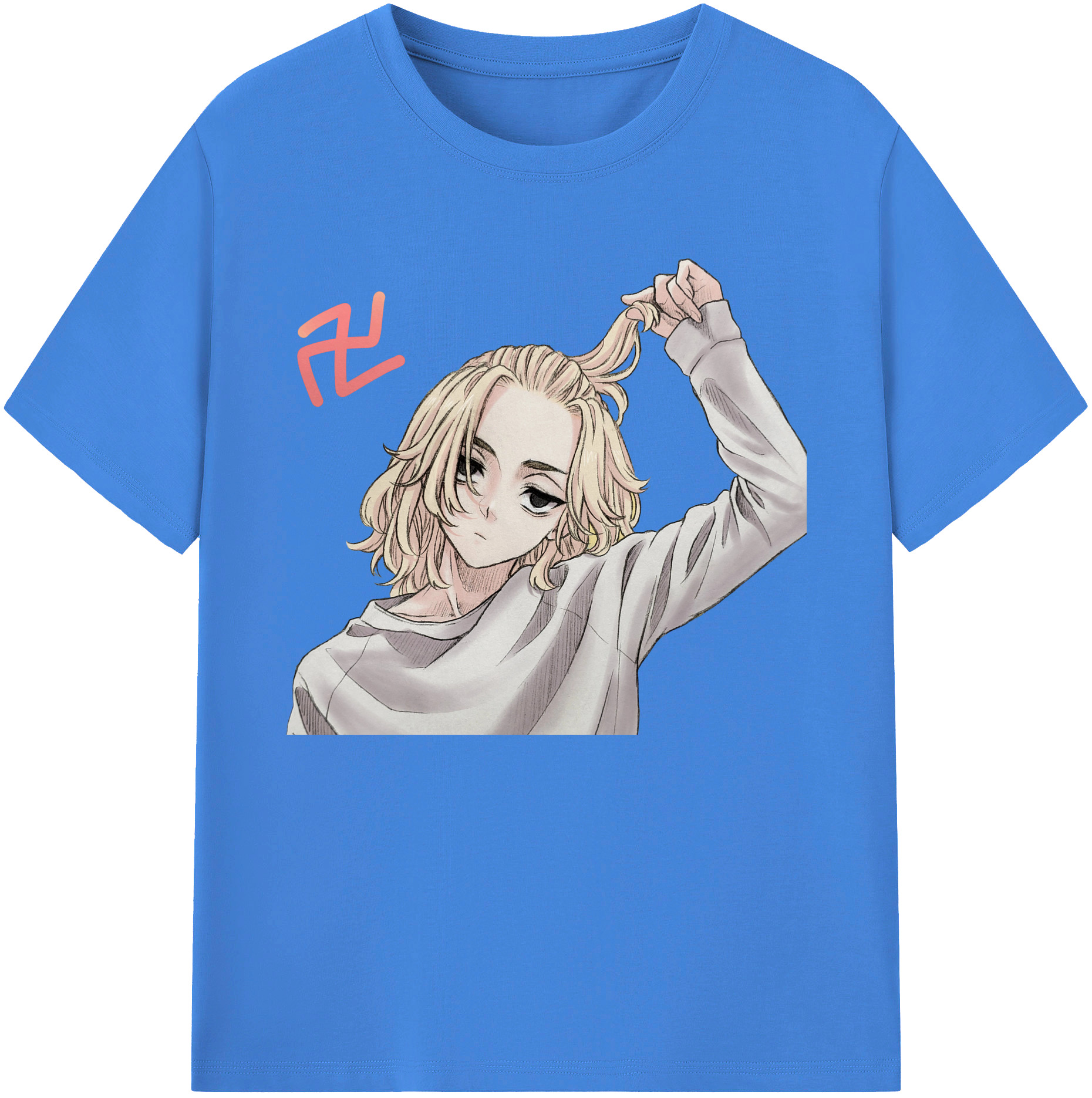 （画像用） 東京リベンジャーズ Tokyo Revengers 綿100％ メンズ半袖Tシャツ｜肌触りやわらか＆通気性