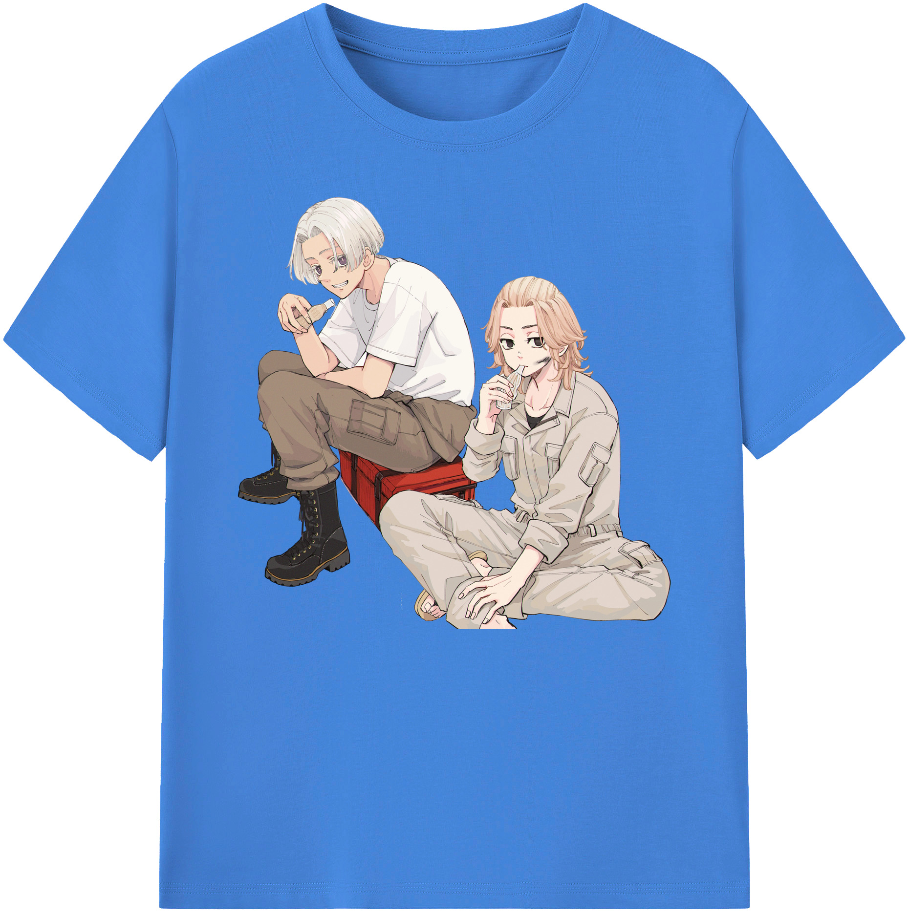 （画像用） 東京リベンジャーズ Tokyo Revengers 綿100％ メンズ半袖Tシャツ｜肌触りやわらか＆通気性