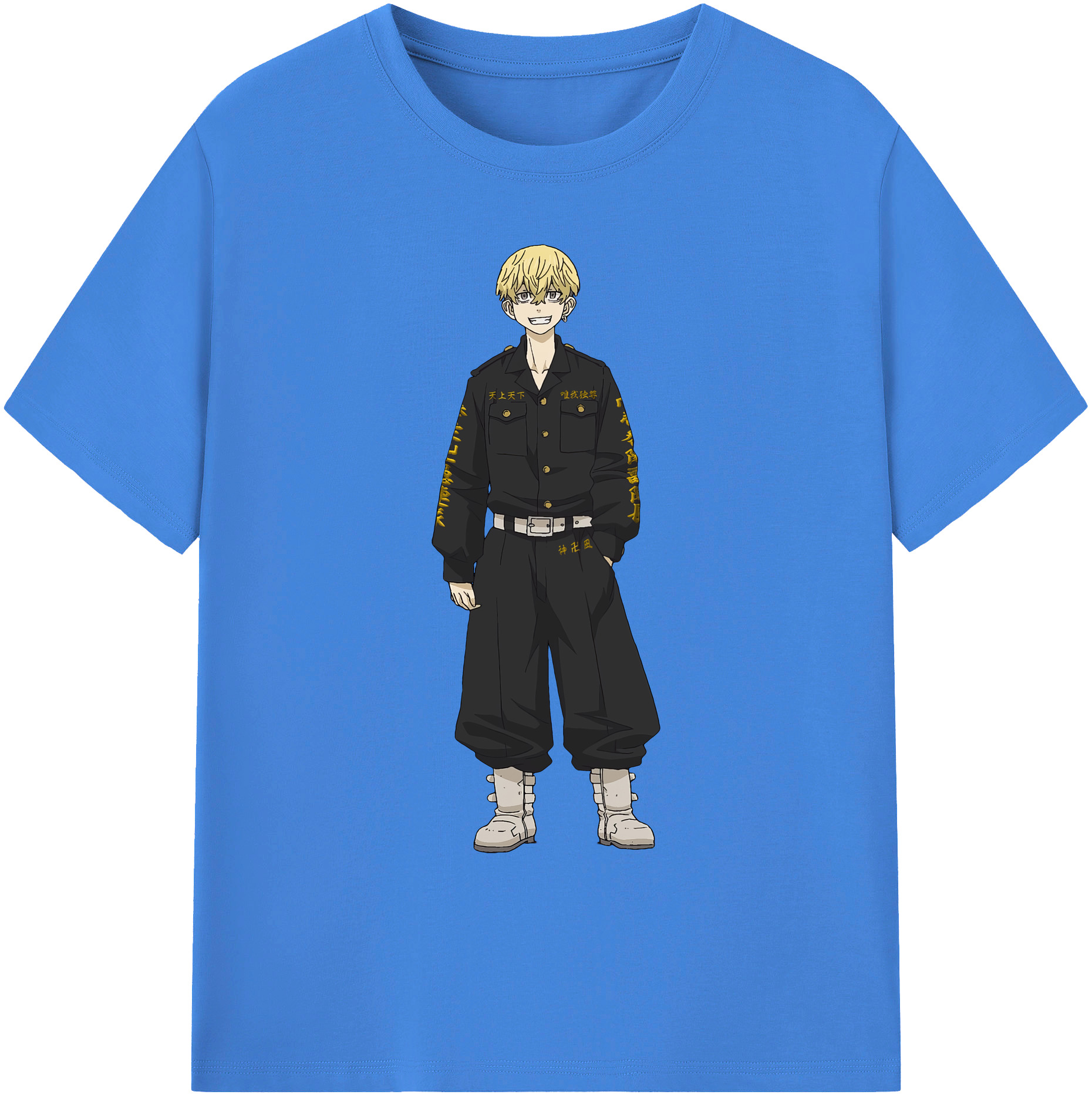 （画像用） 東京リベンジャーズ Tokyo Revengers 綿100％ メンズ半袖Tシャツ｜肌触りやわらか＆通気性