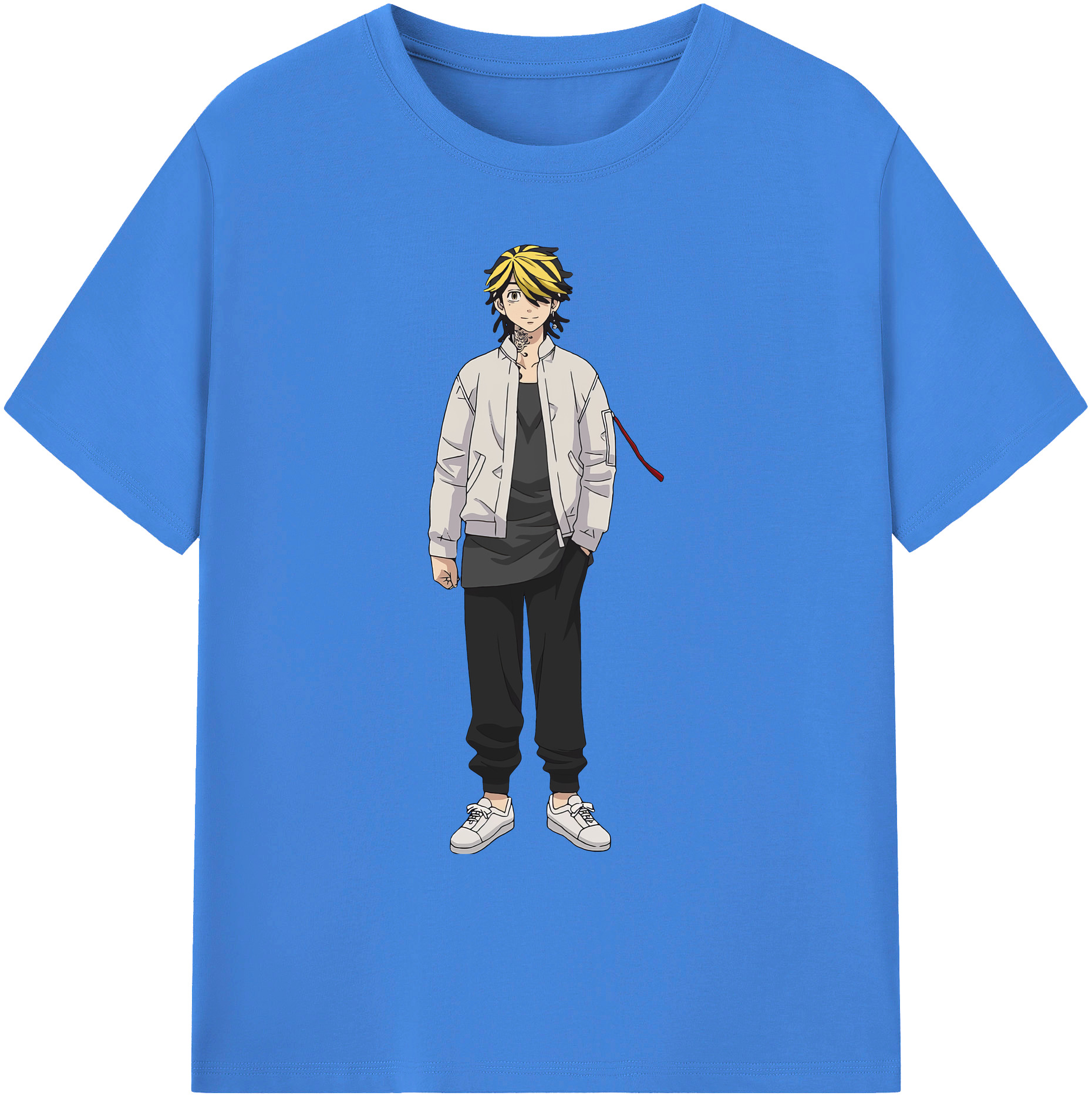 （画像用） 東京リベンジャーズ Tokyo Revengers 綿100％ メンズ半袖Tシャツ｜肌触りやわらか＆通気性