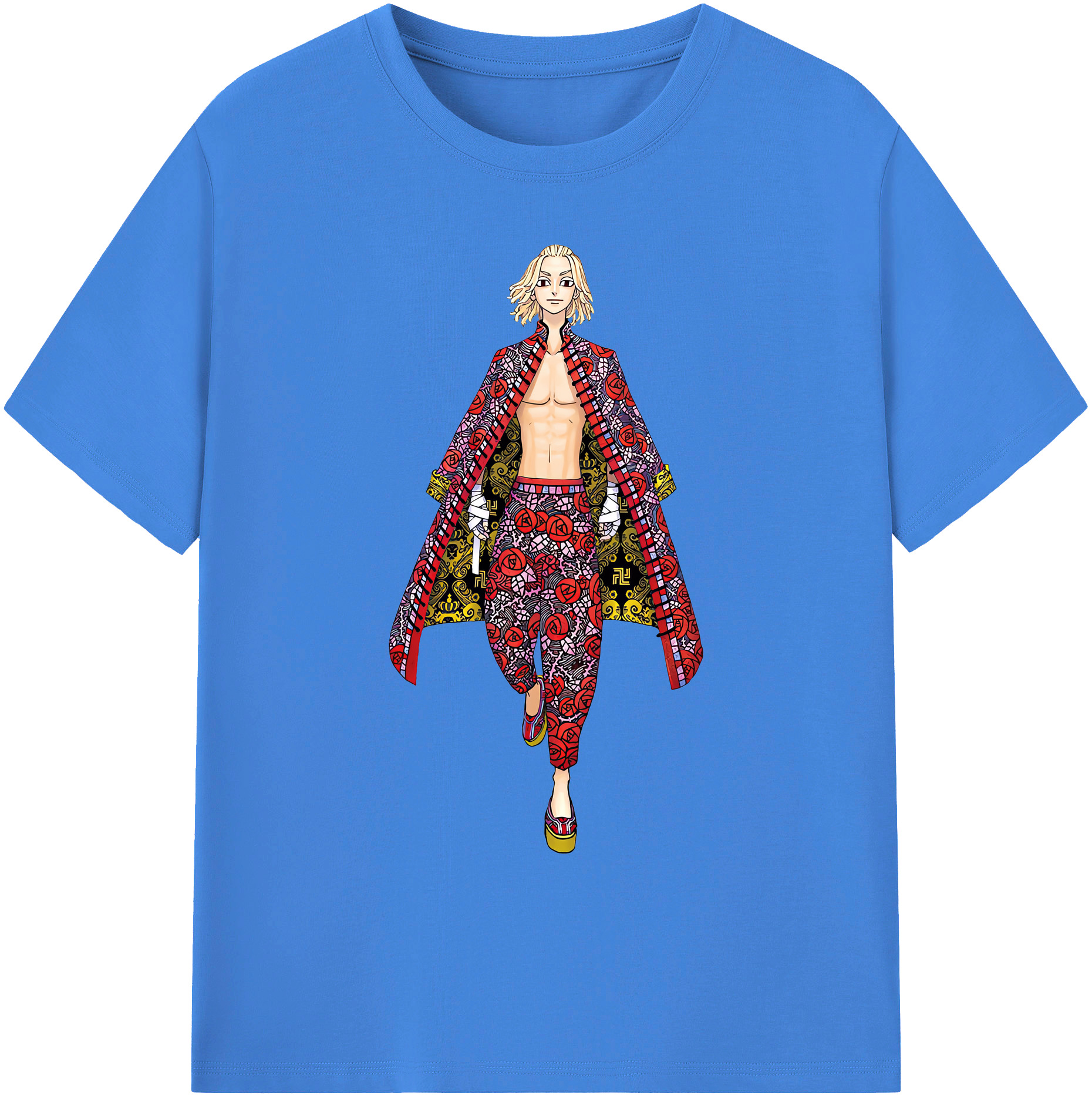 （画像用） 東京リベンジャーズ Tokyo Revengers 綿100％ メンズ半袖Tシャツ｜肌触りやわらか＆通気性