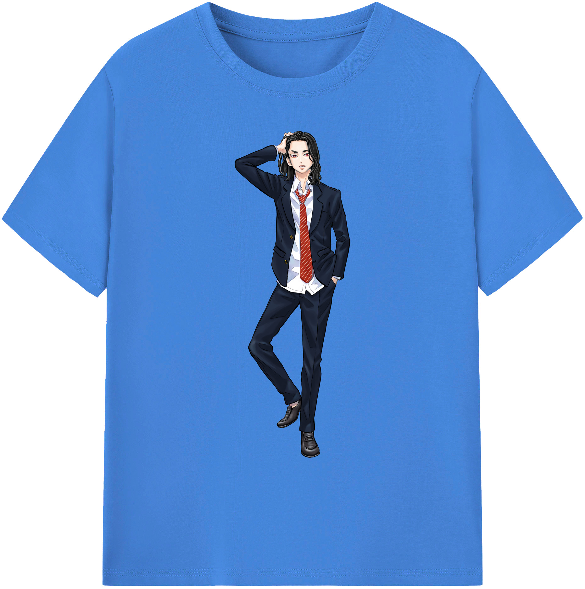 （画像用） 東京リベンジャーズ Tokyo Revengers 綿100％ メンズ半袖Tシャツ｜肌触りやわらか＆通気性