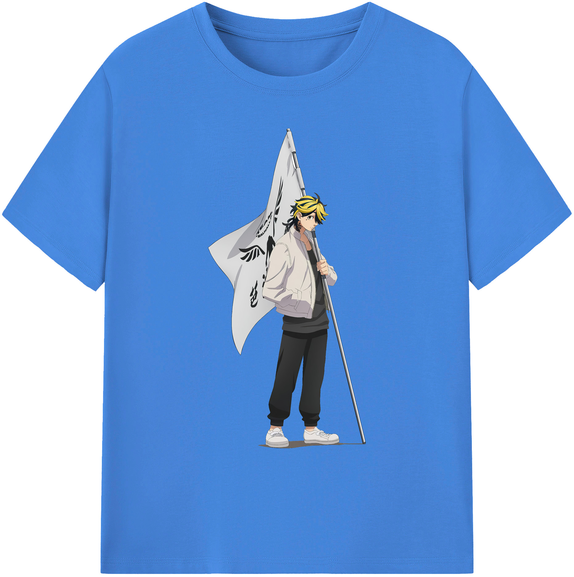 （画像用） 東京リベンジャーズ Tokyo Revengers 綿100％ メンズ半袖Tシャツ｜肌触りやわらか＆通気性