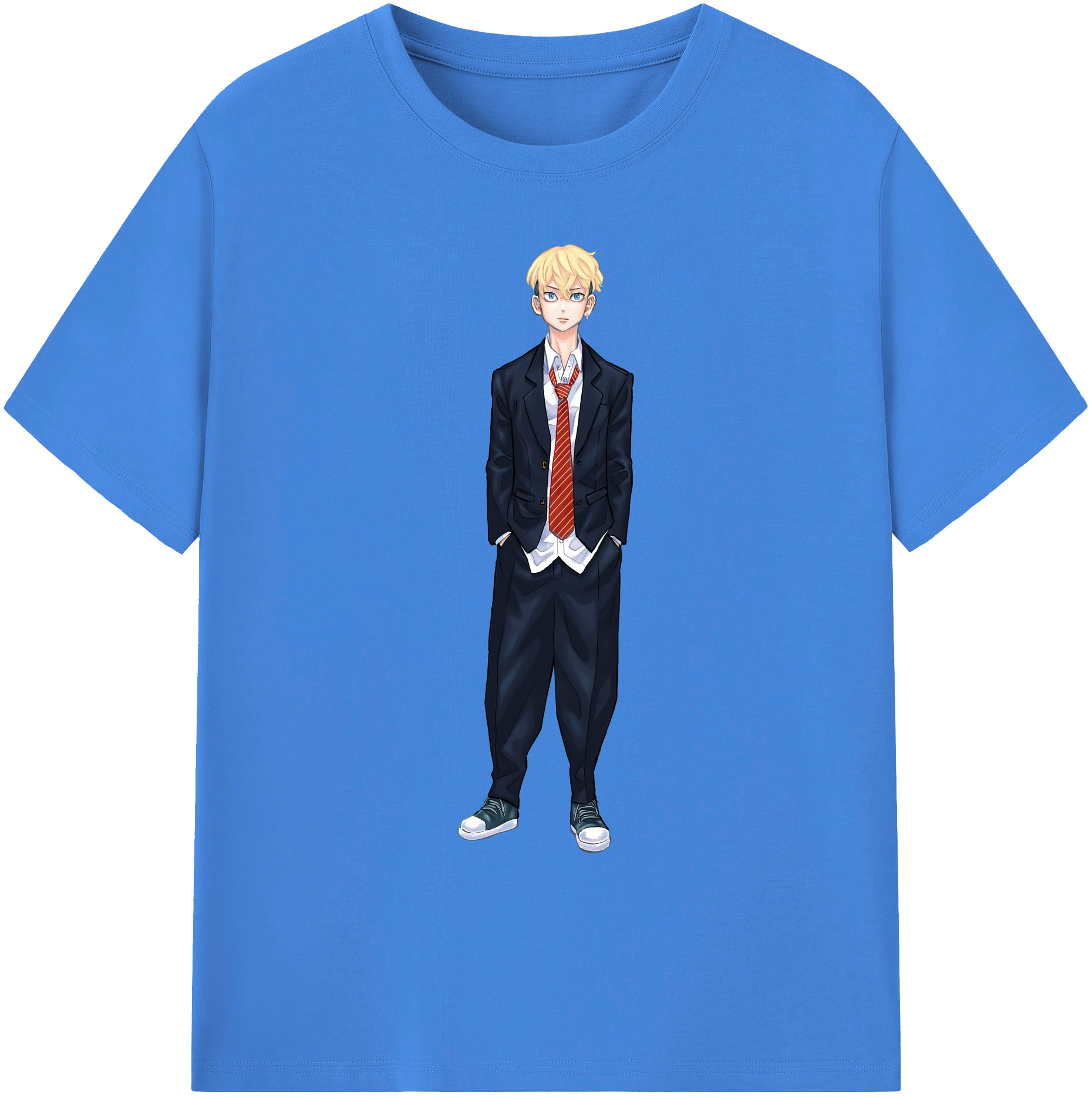 （画像用） 東京リベンジャーズ Tokyo Revengers 綿100％ メンズ半袖Tシャツ｜肌触りやわらか＆通気性