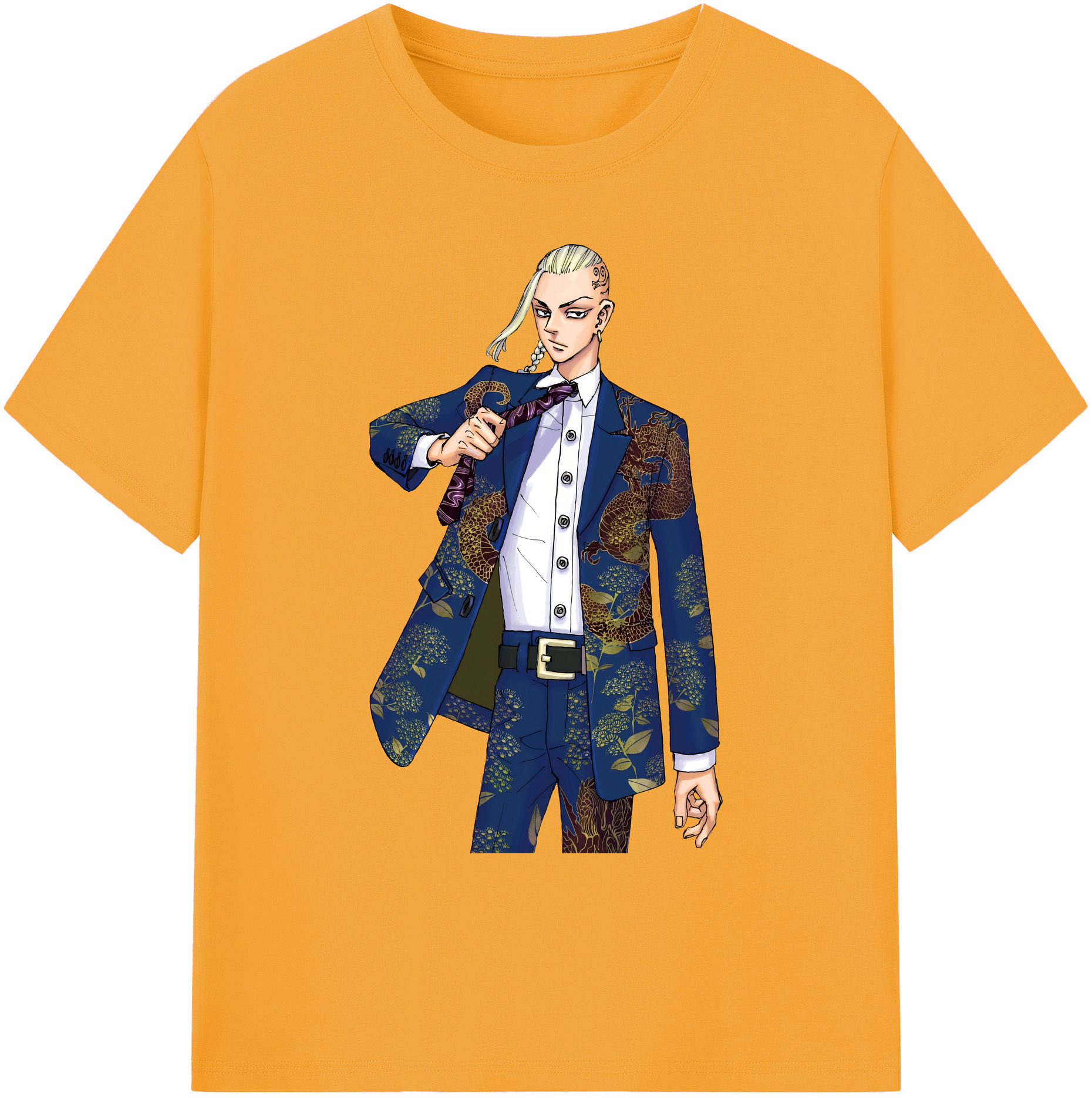 （画像用） 東京リベンジャーズ Tokyo Revengers 綿100％ メンズ半袖Tシャツ｜肌触りやわらか＆通気性